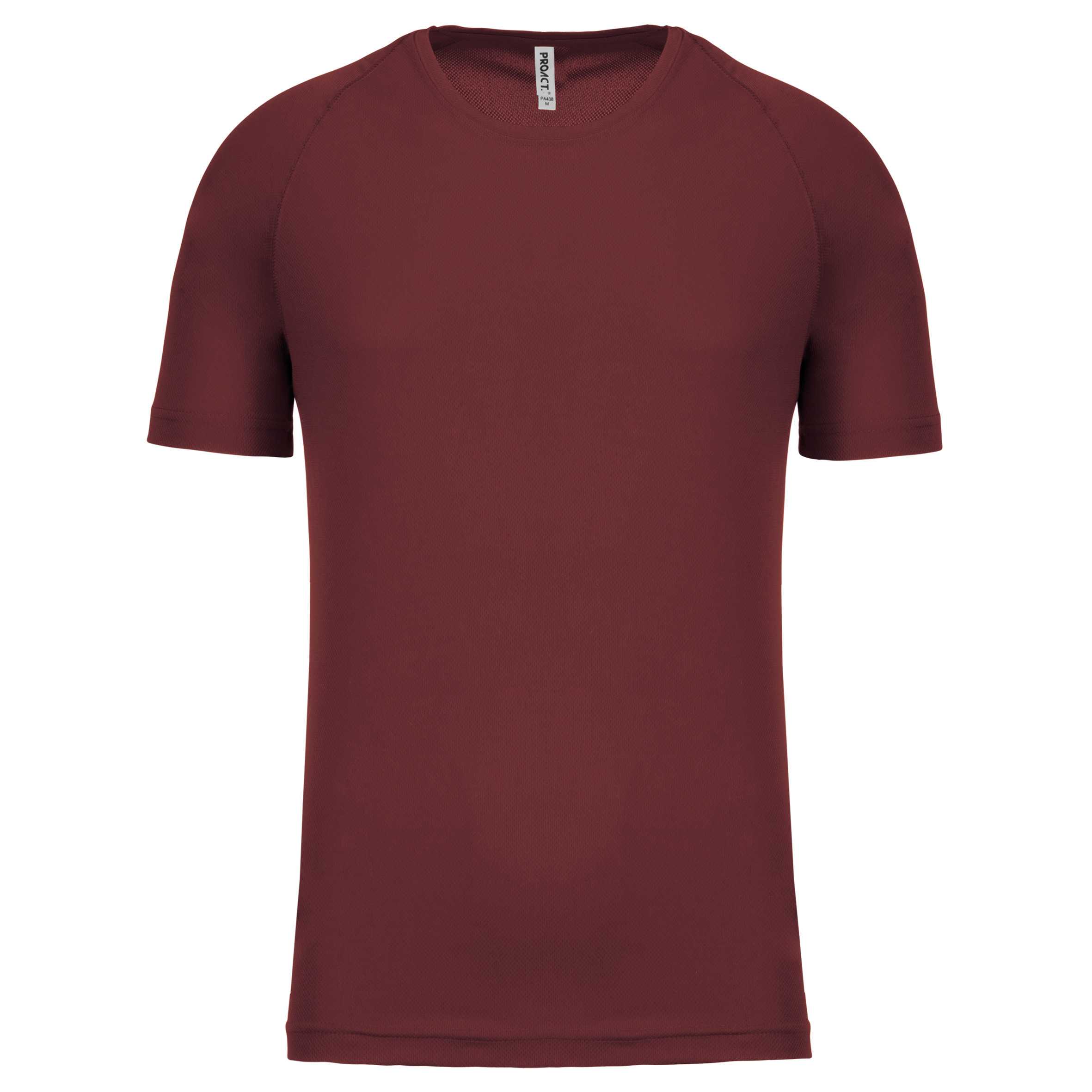 Camiseta de deporte hombre Wine