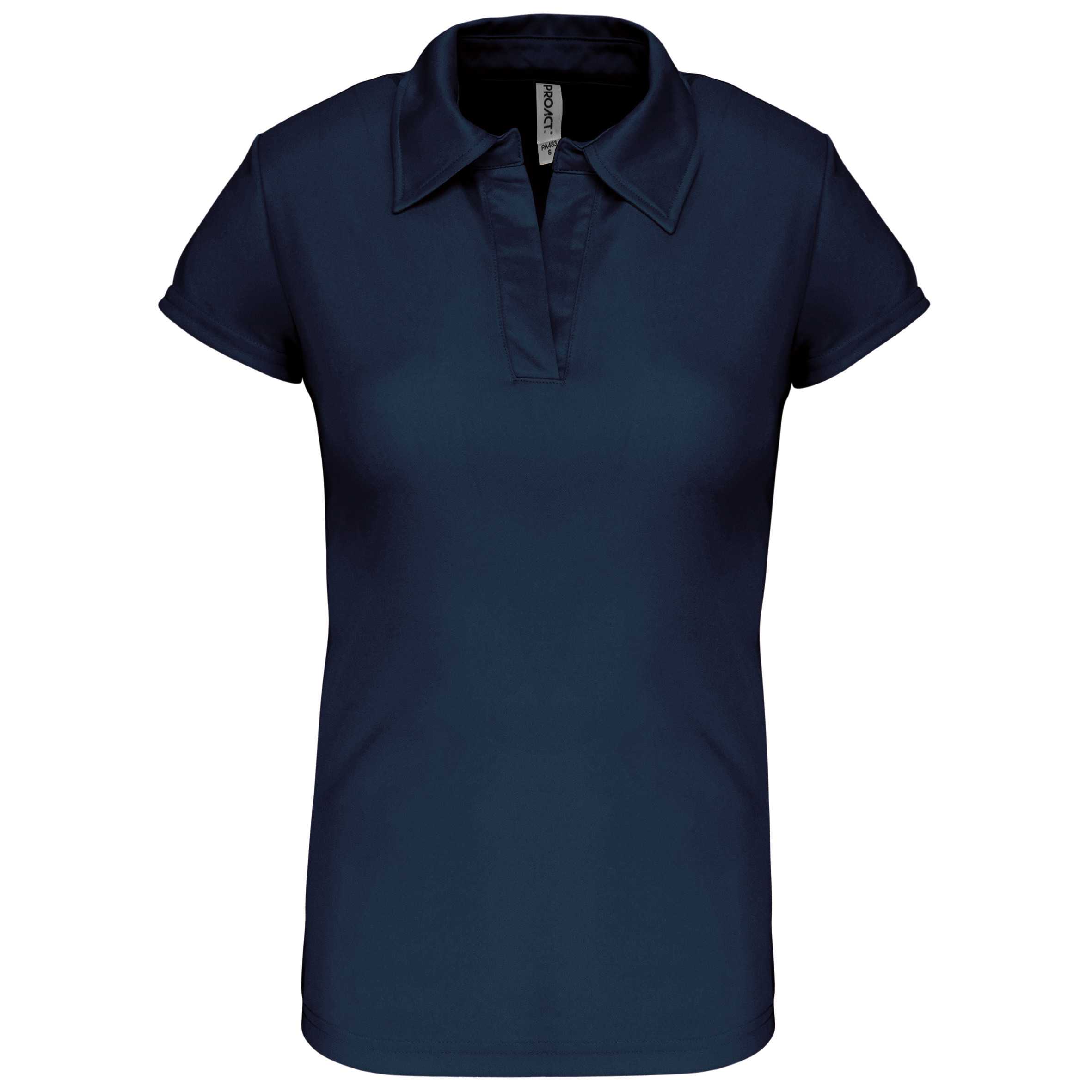 Polo deportivo manga corta mujer Navy