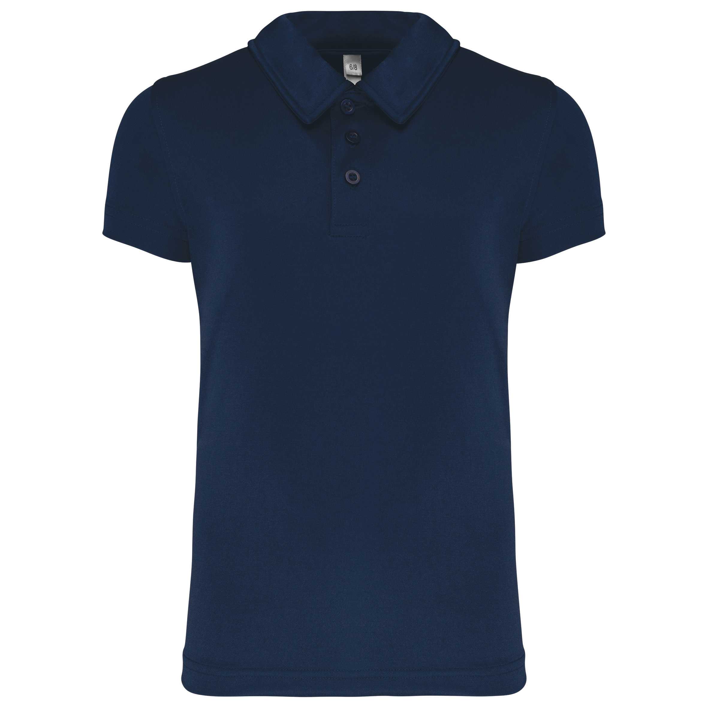 Polo deportivo manga corta niños Navy