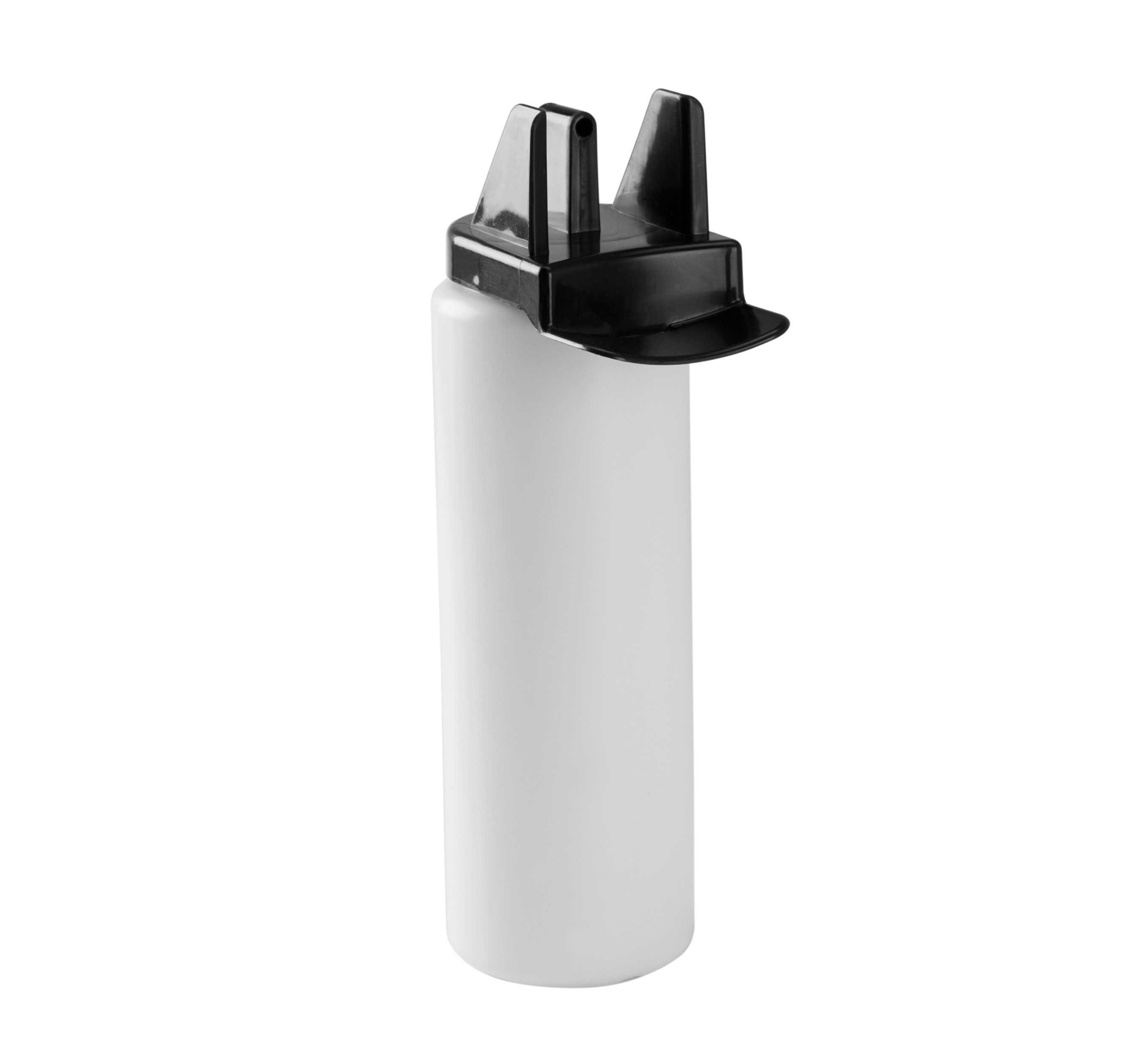 Botella de deporte con tapón higiénico 1000 ml White