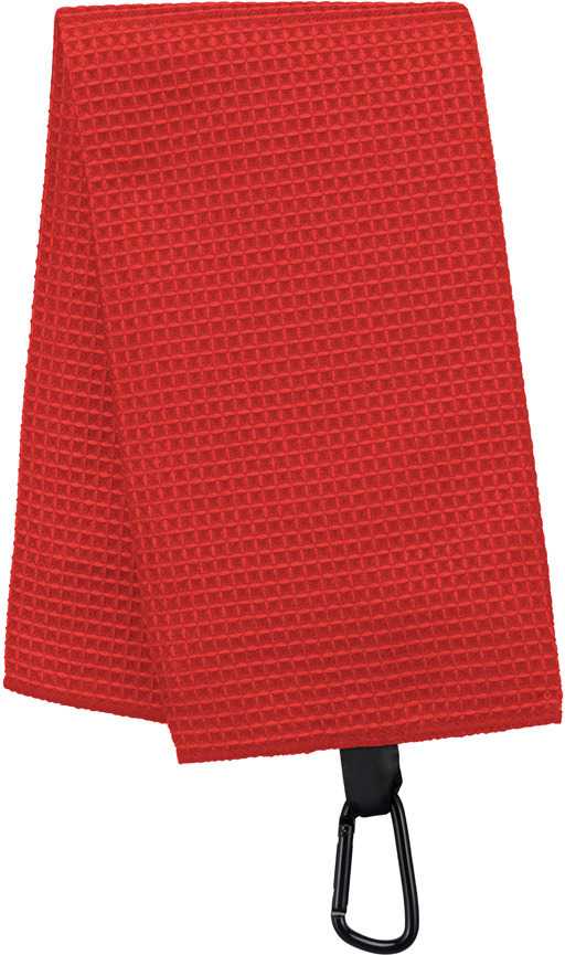 Toalla nido de abeja de Golf Red