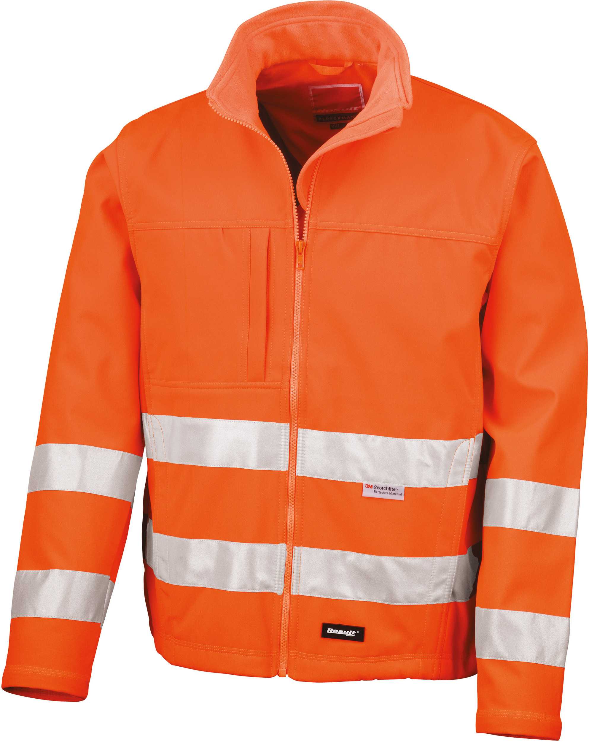 Chaqueta Softshell High Viz Fluorescent Orange