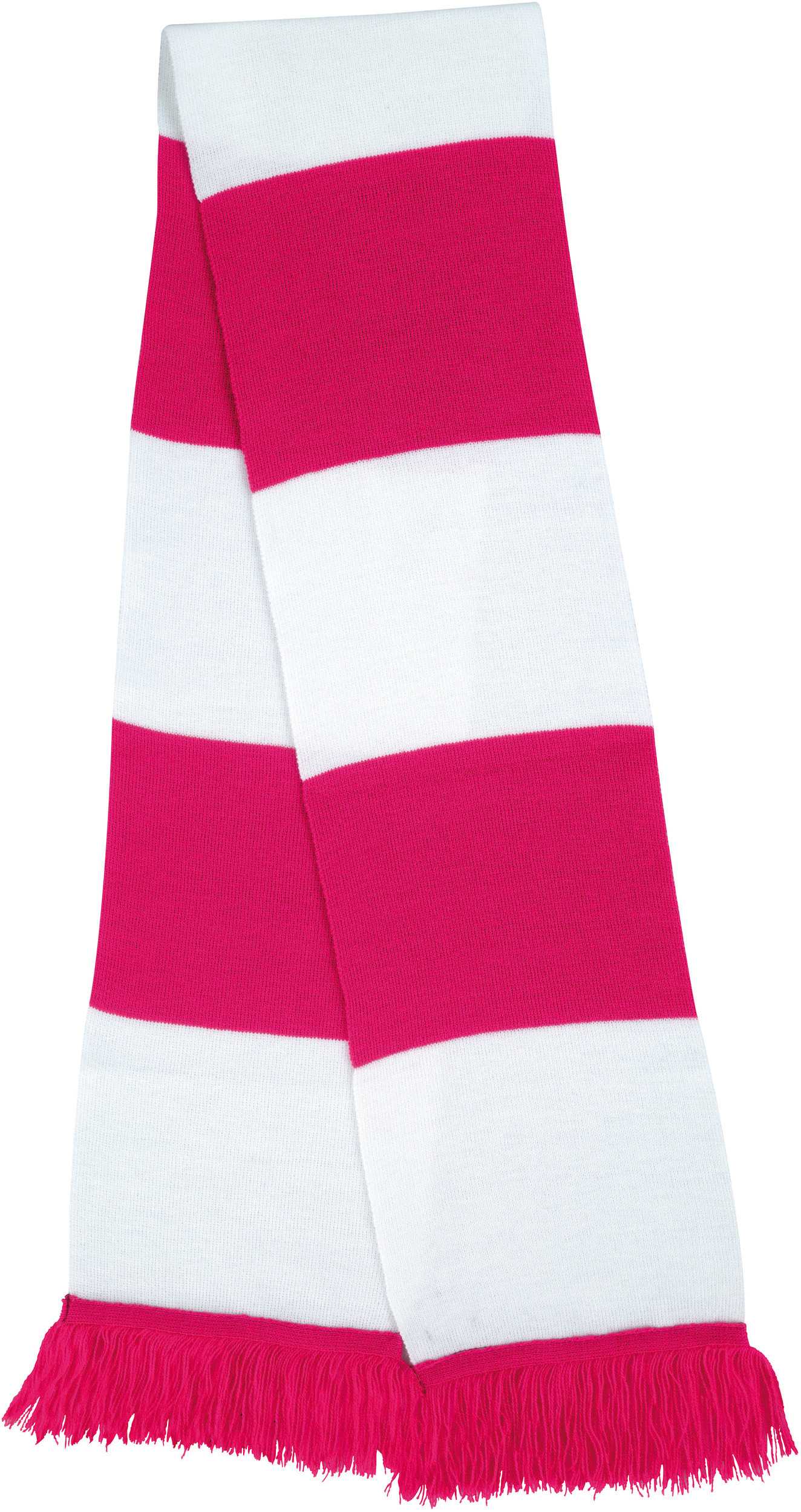 Bufanda Bicolor «Team» Fuchsia / White