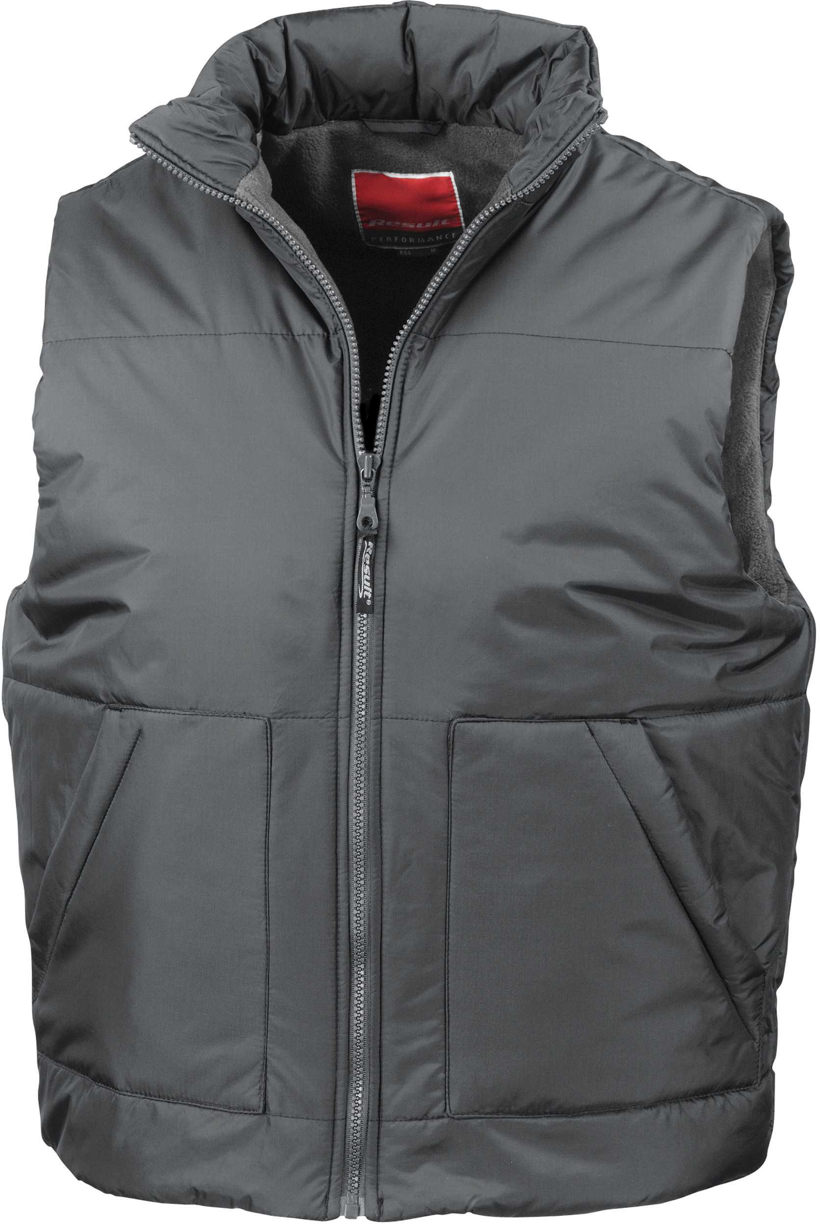 Chaleco acolcado con forro polar Grey