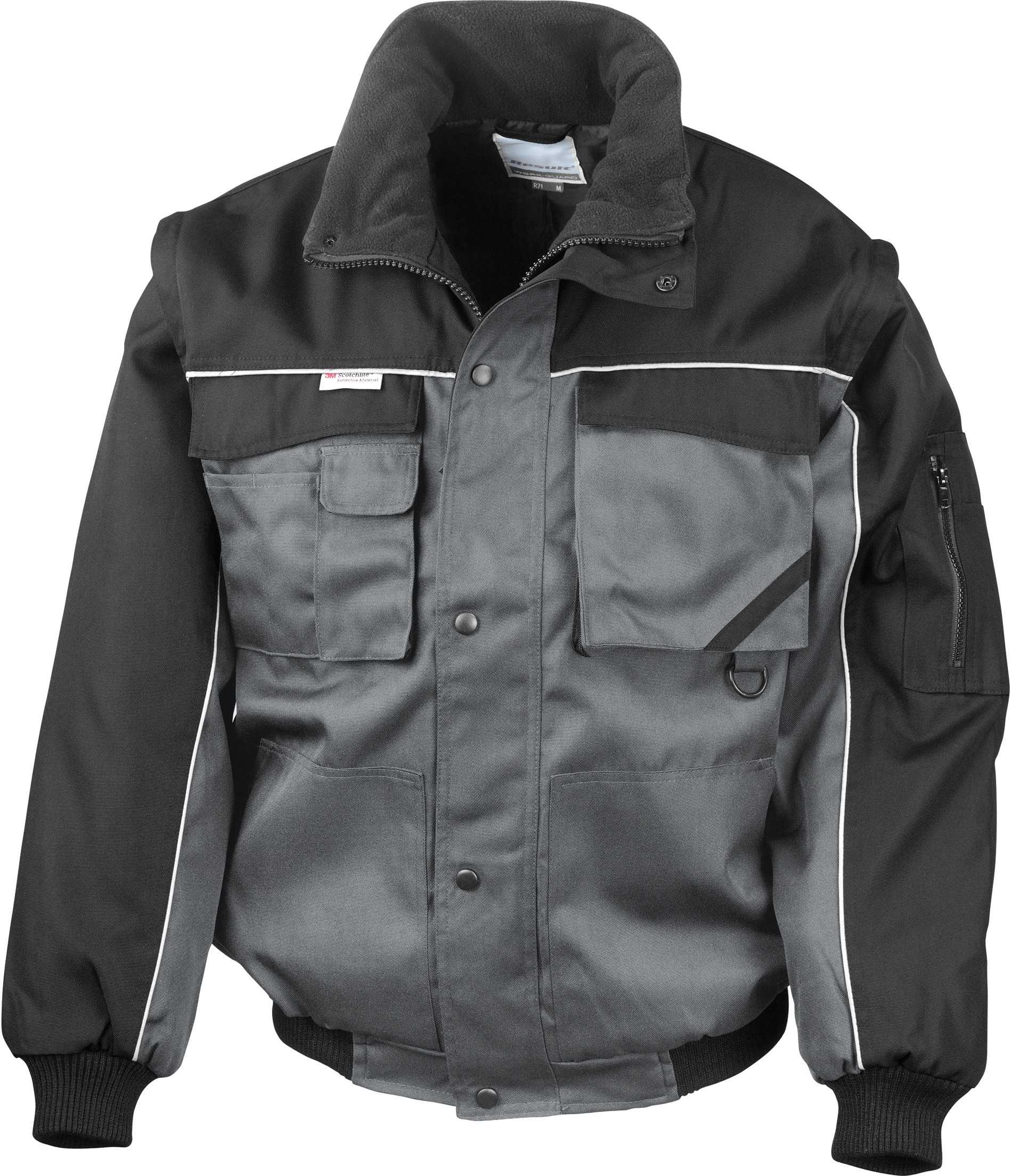 Cazadora Heavy Duty mangas extraíbles Grey / Black