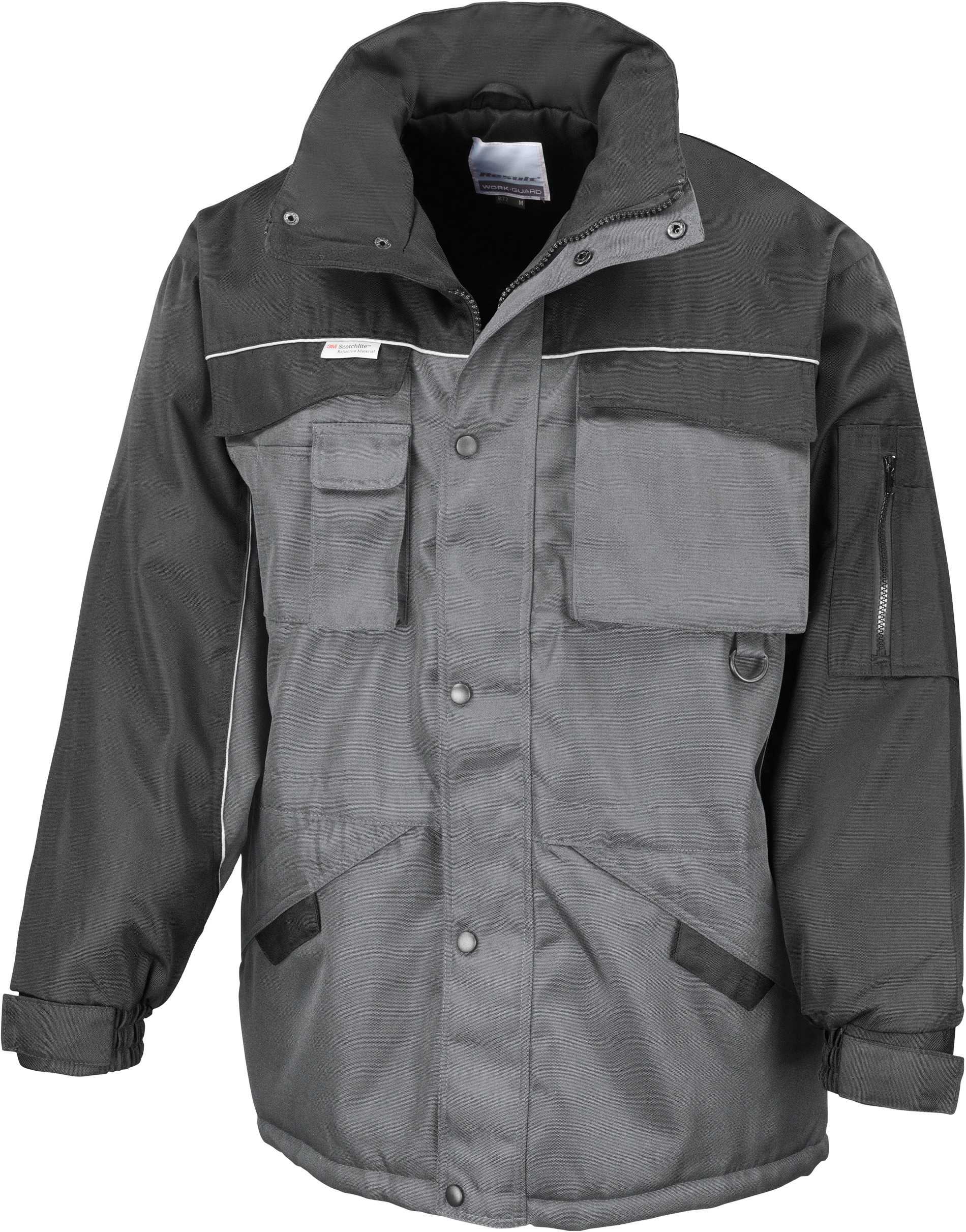 Parka Heavy Duty Grey / Black