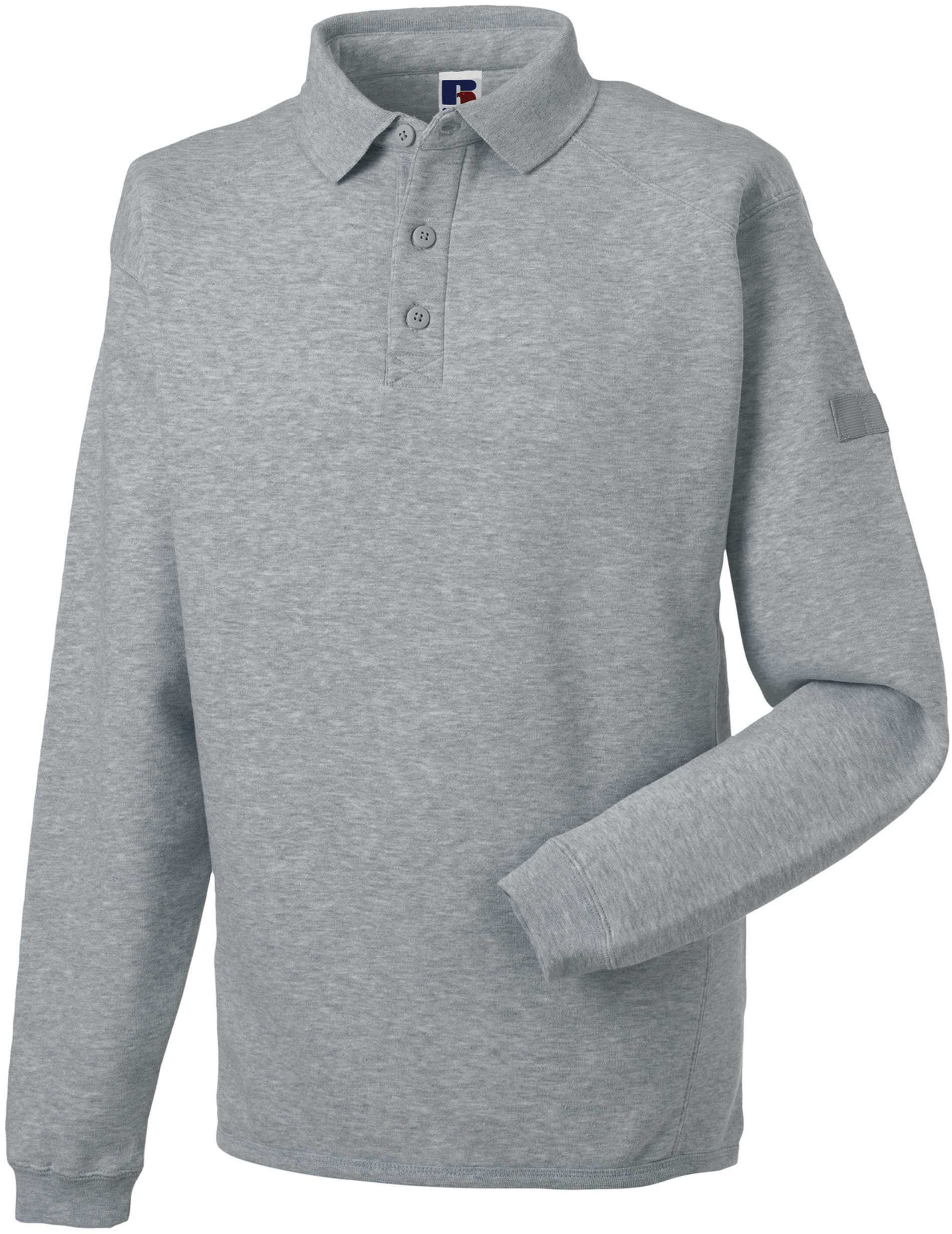 Sudadera Heavy Duty cuello de polo Light Oxford