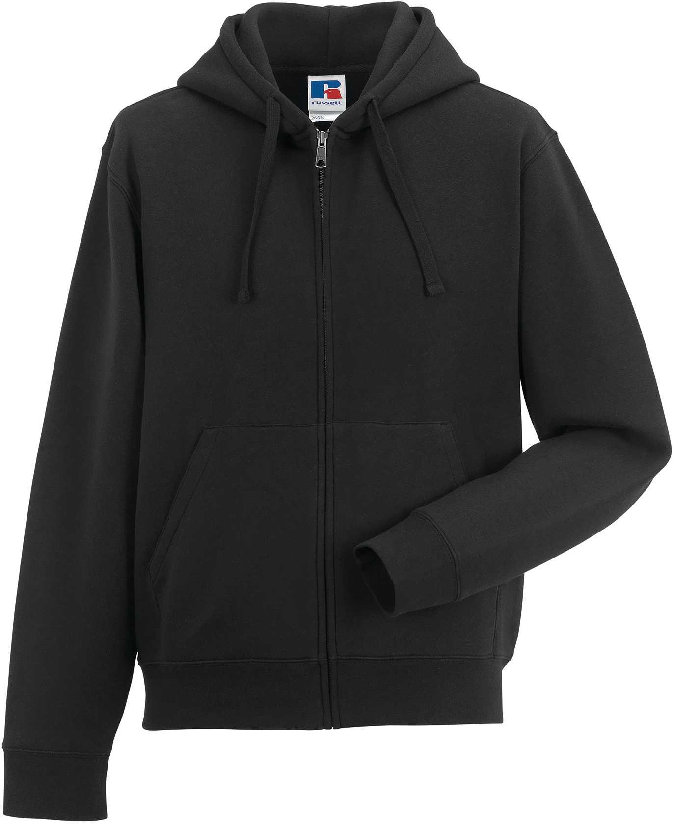 Sudadera Authentic con cremallera y capucha Black