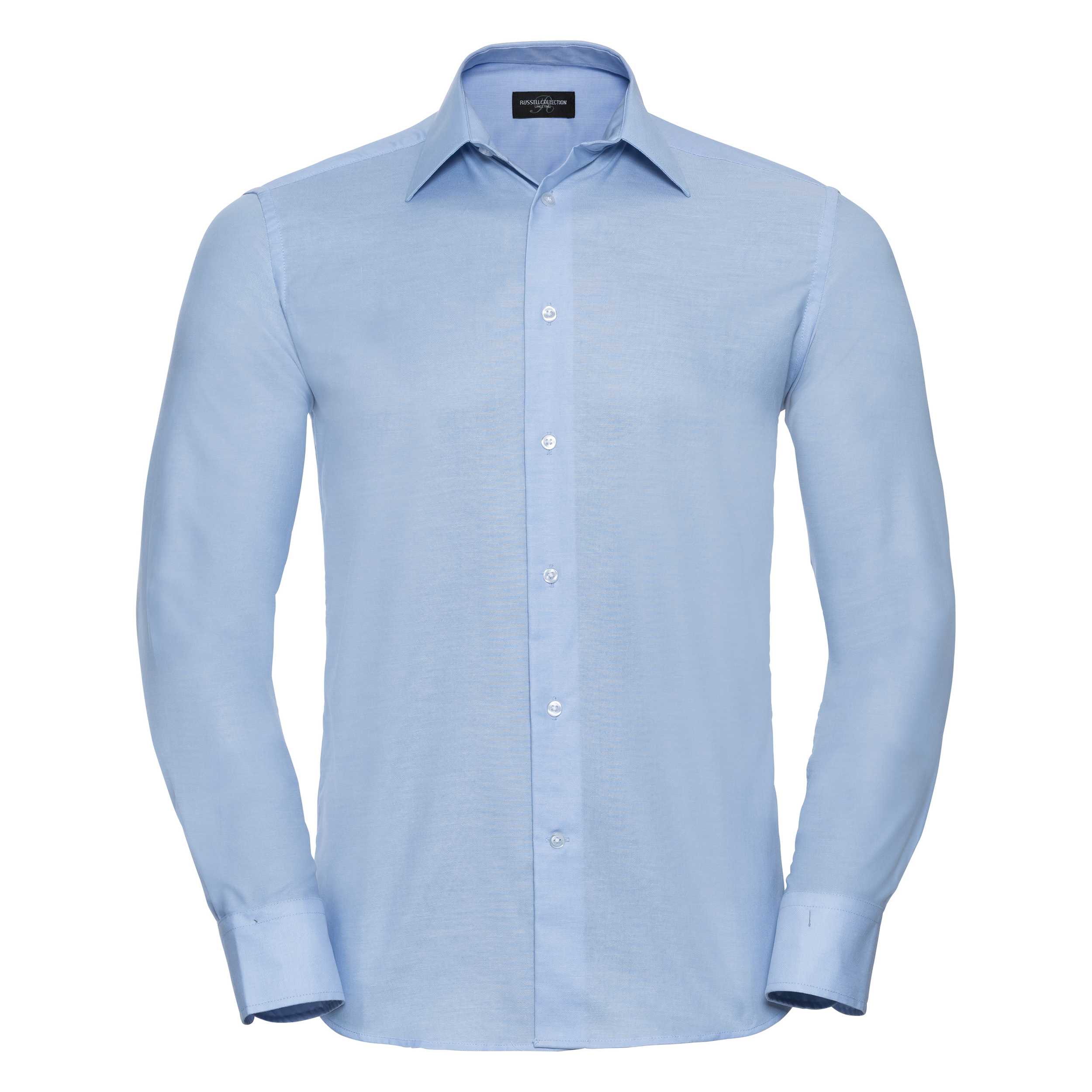 Camisa oxford manga larga Oxford Blue