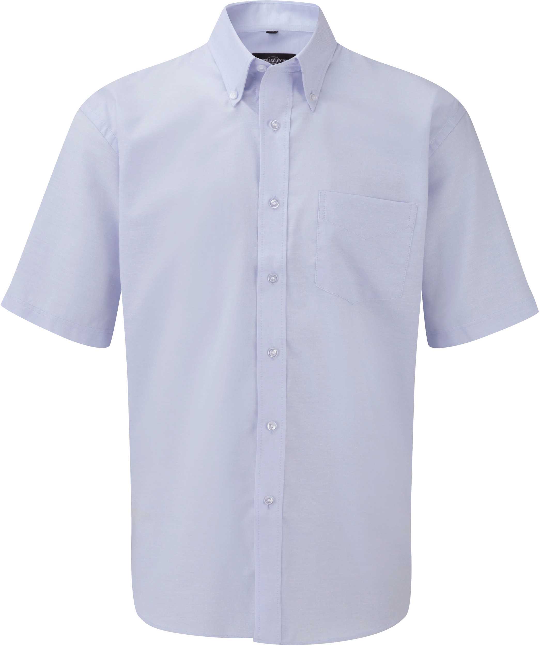 Camisa Oxford manga corta hombre Oxford Blue