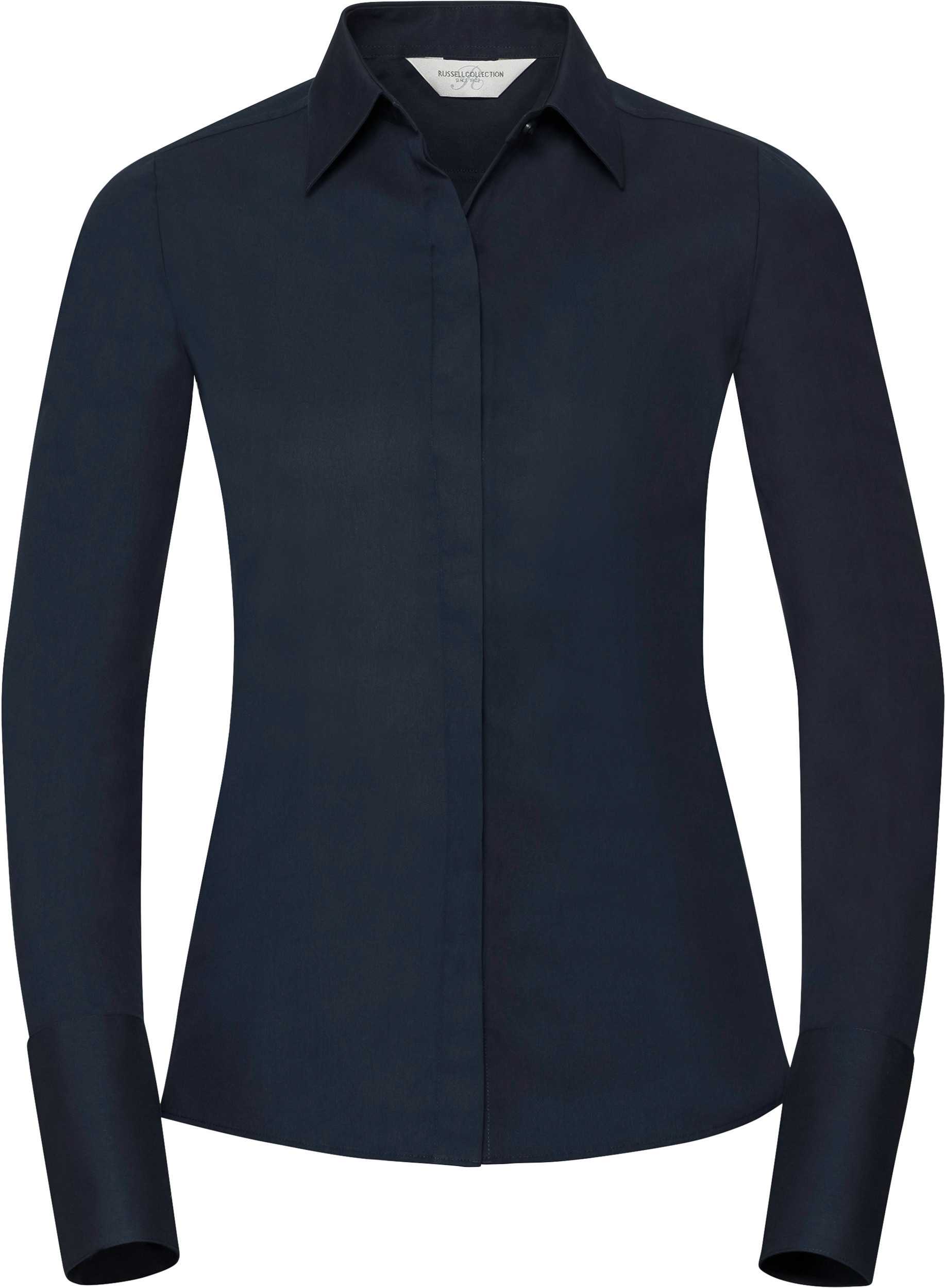 Camisa Ultimate Stretch manga larga mujer Bright Navy