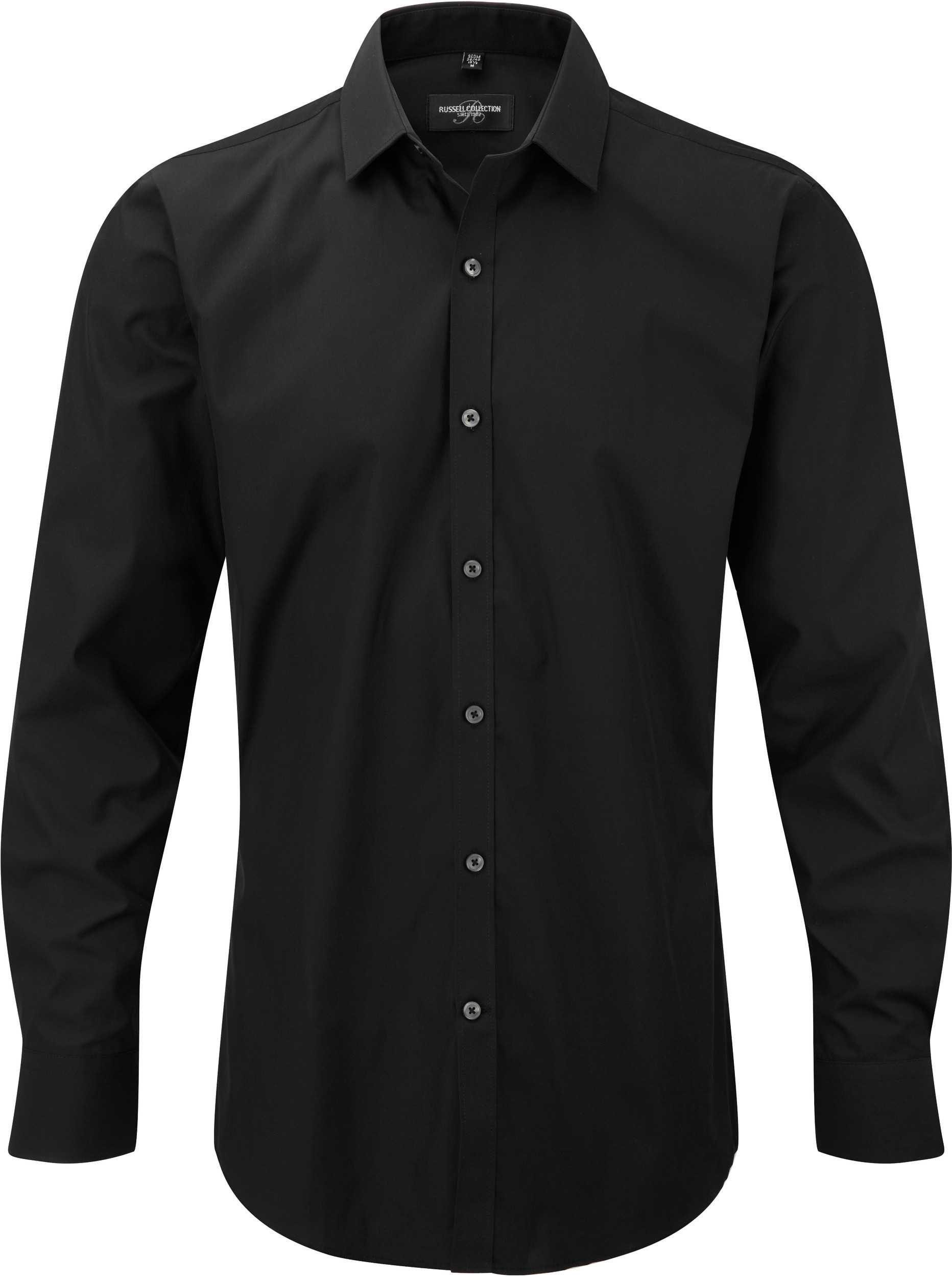 Camisa Ultimate Stretch manga larga hombre Black