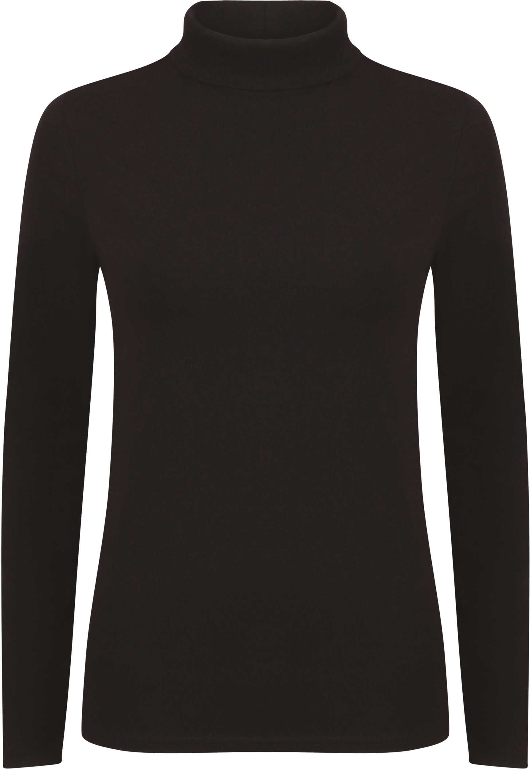 Camiseta Feel Good cuello vuelto mujer Black