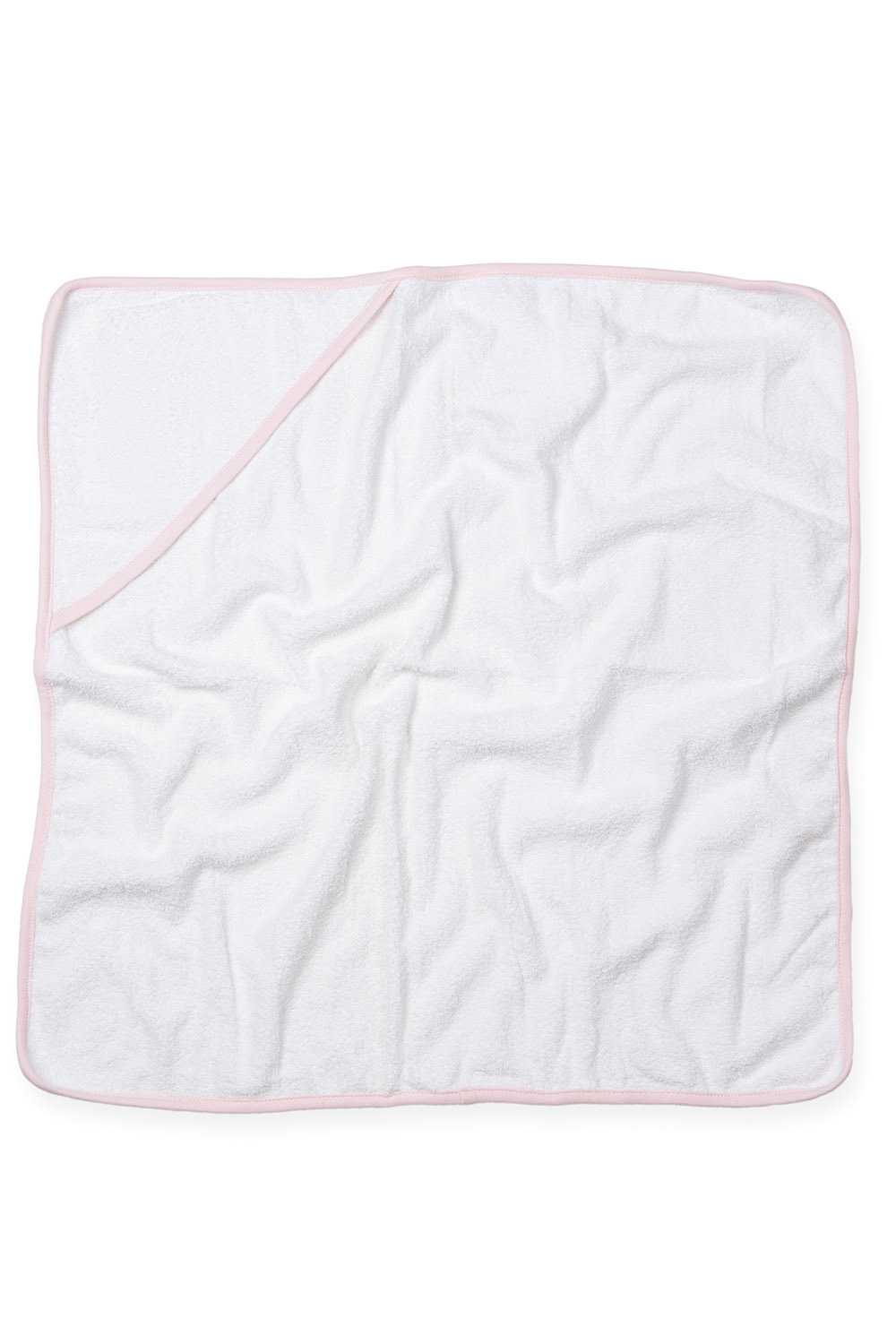 Toalla de baño bebé White / Pale Pink