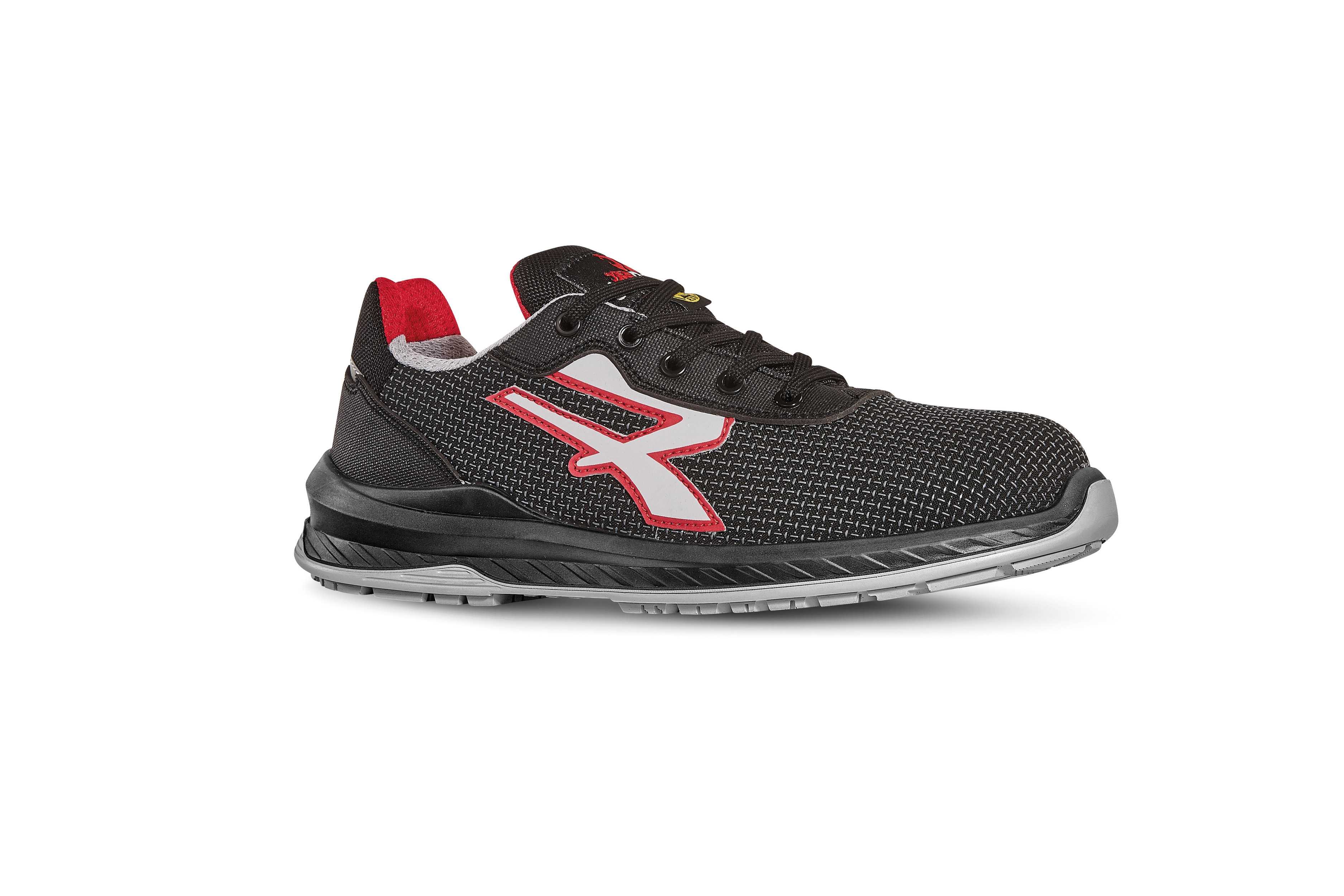 Calzado de Seguridad Lisbona Black / Grey / Red