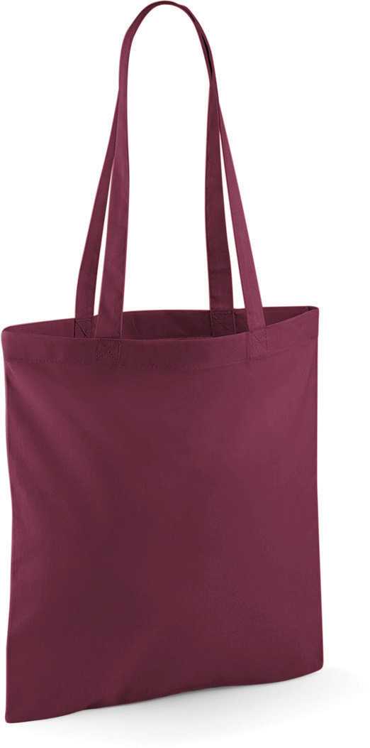 Bolsa de compra  - asas largas Burgundy
