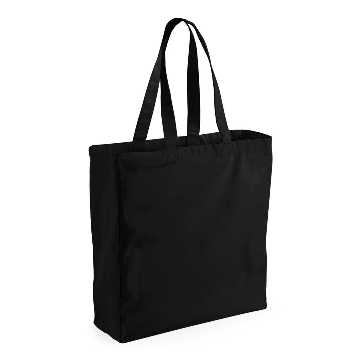 Bolsa de compra de algodón Black
