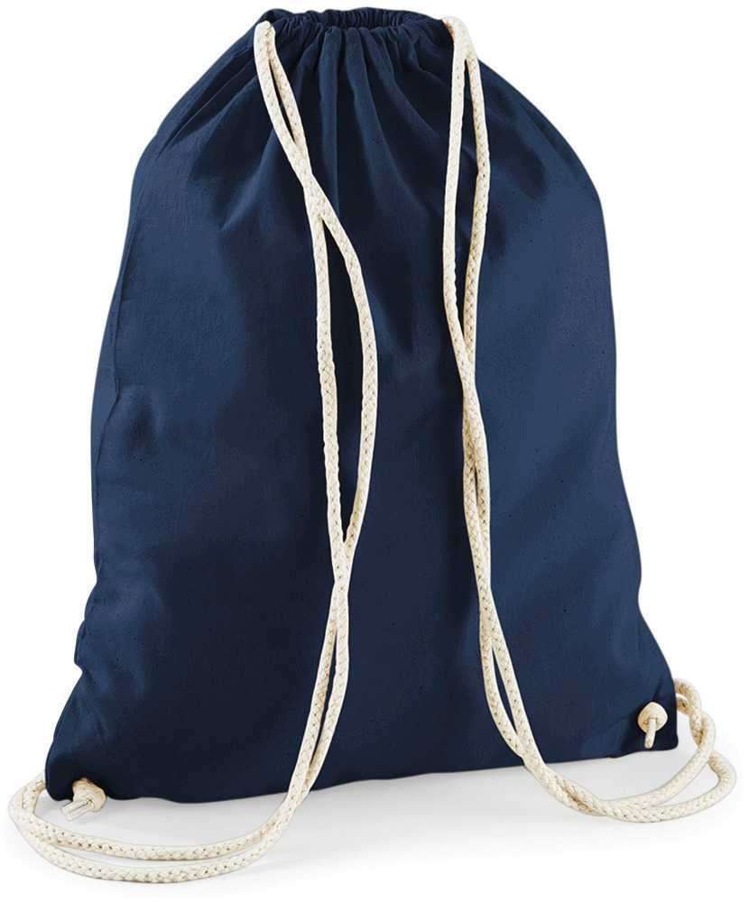 Bolsa gimnasio de algodón French Navy
