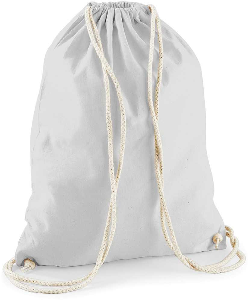 Bolsa gimnasio de algodón Light Grey