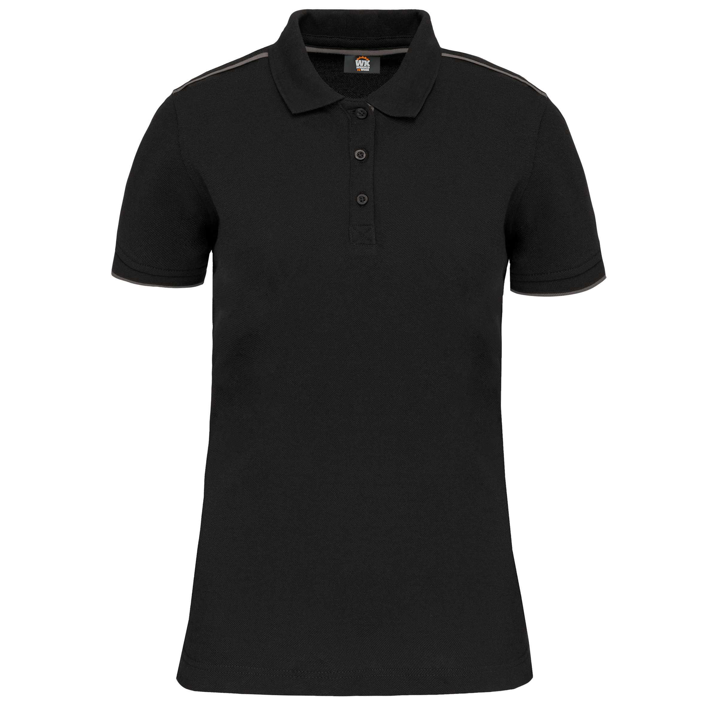 Polo Day To Day contrastado mujer Black / Silver