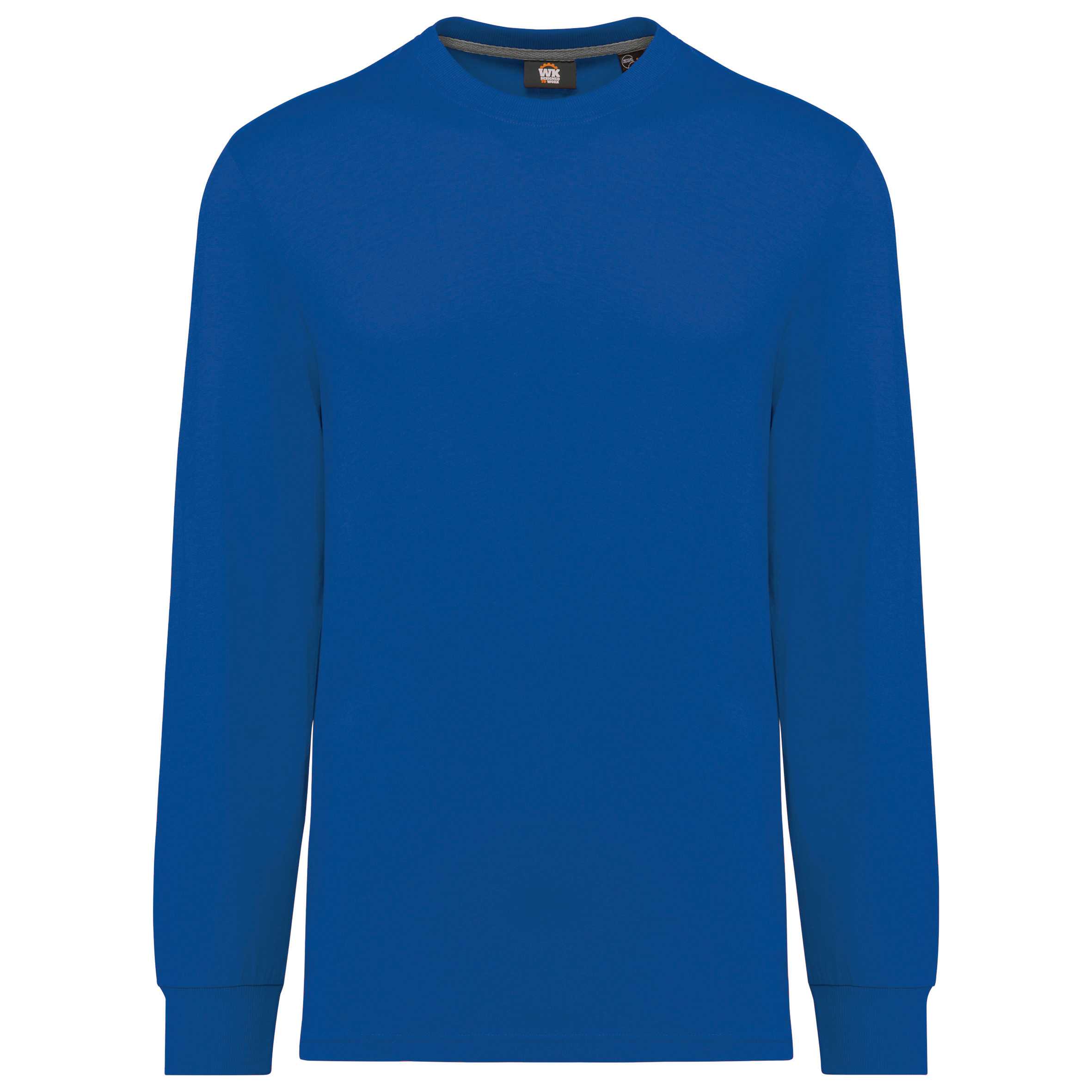 Camiseta ecorresponsable manga larga - Unisex Royal Blue