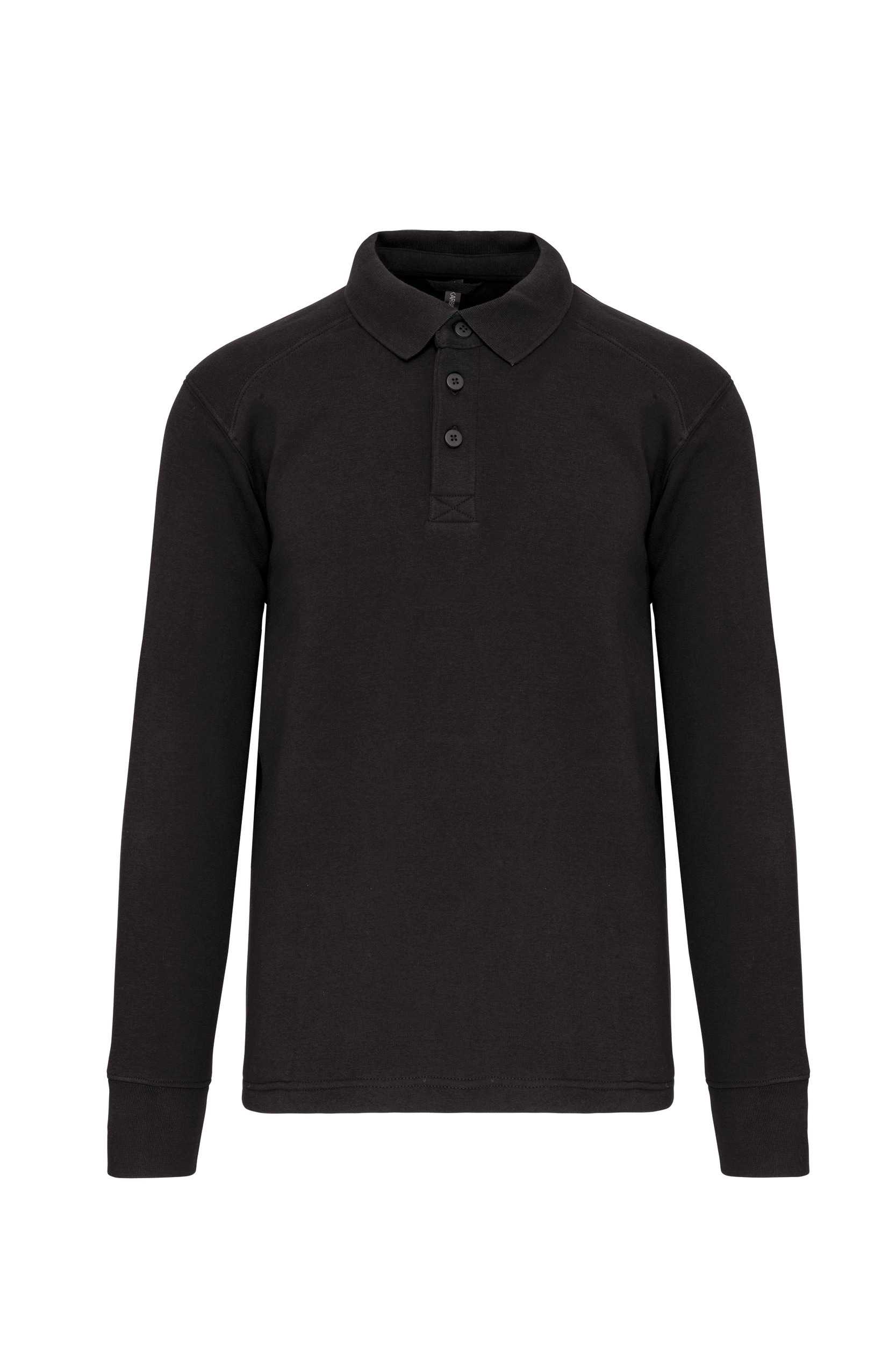 Sudadera cuello polo Dark Grey