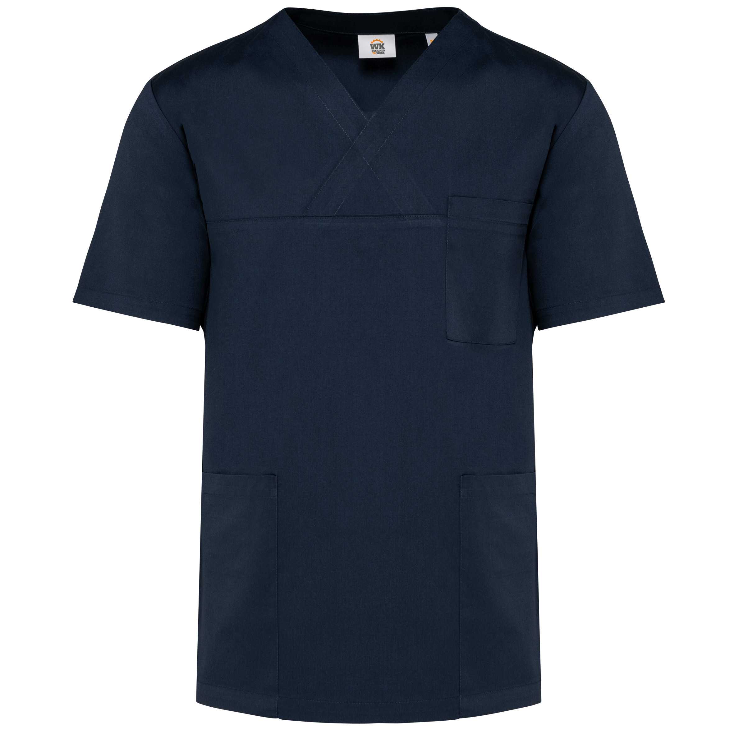 Casaca polialgodón manga corta – Unisex Navy
