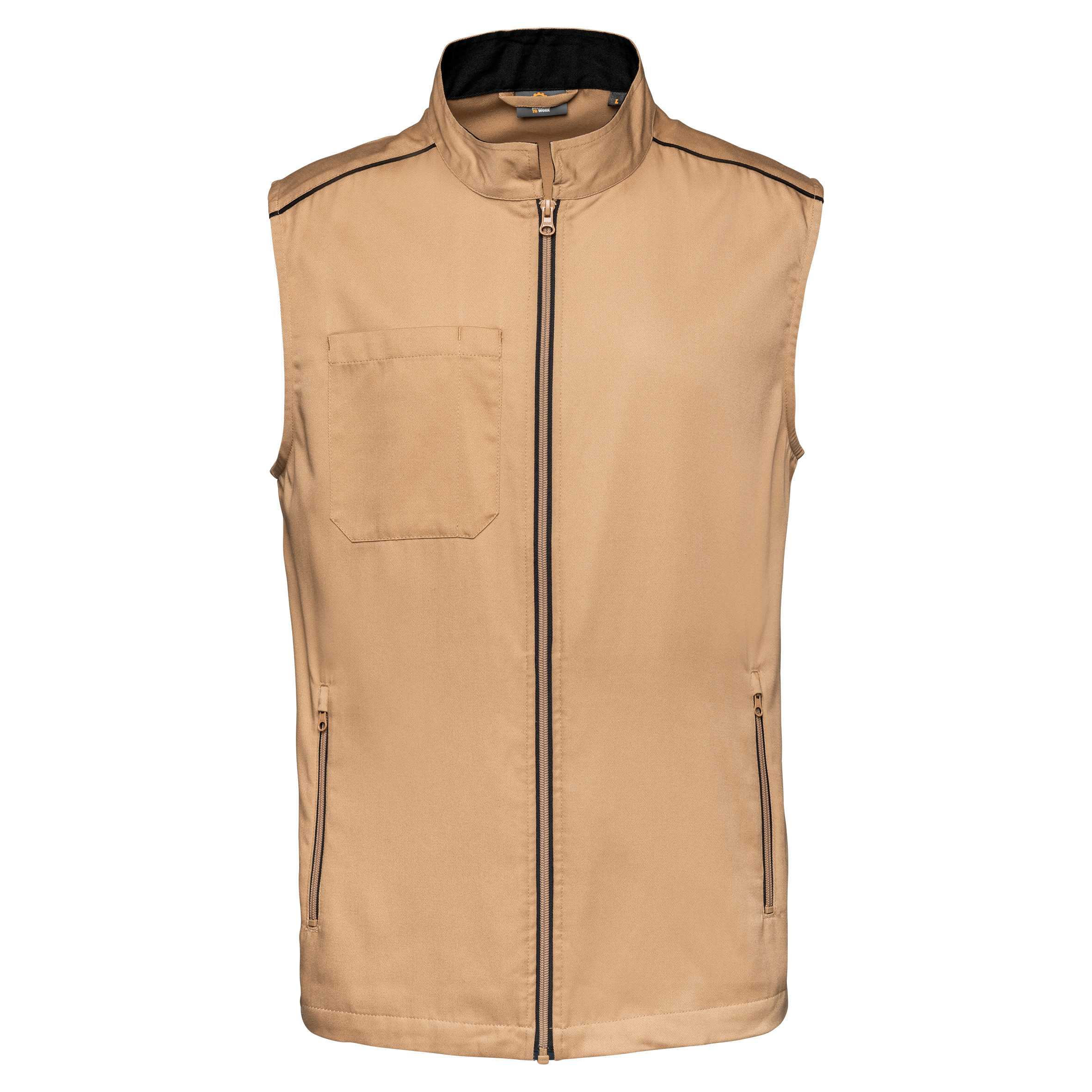 Chaleco Day To Day hombre Camel / Black