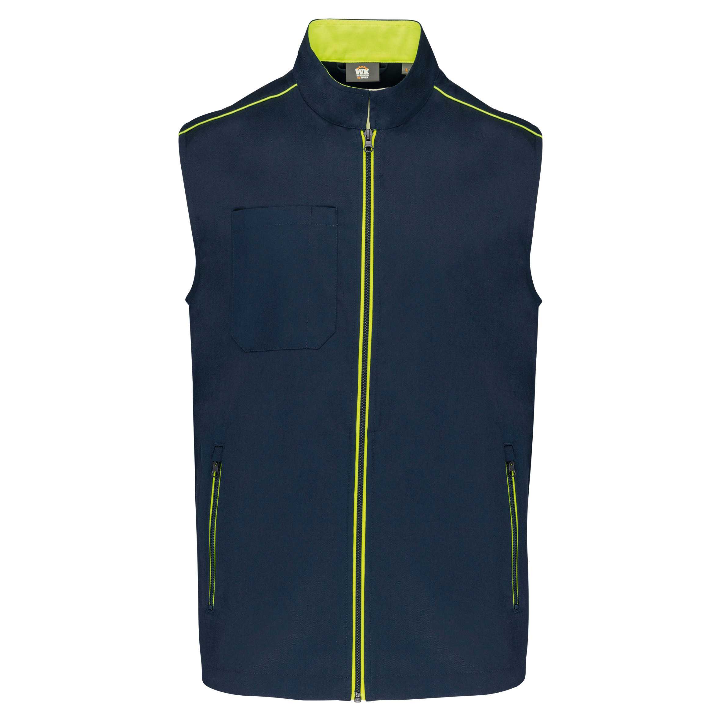 Chaleco Day To Day hombre Navy / Fluorescent Yellow