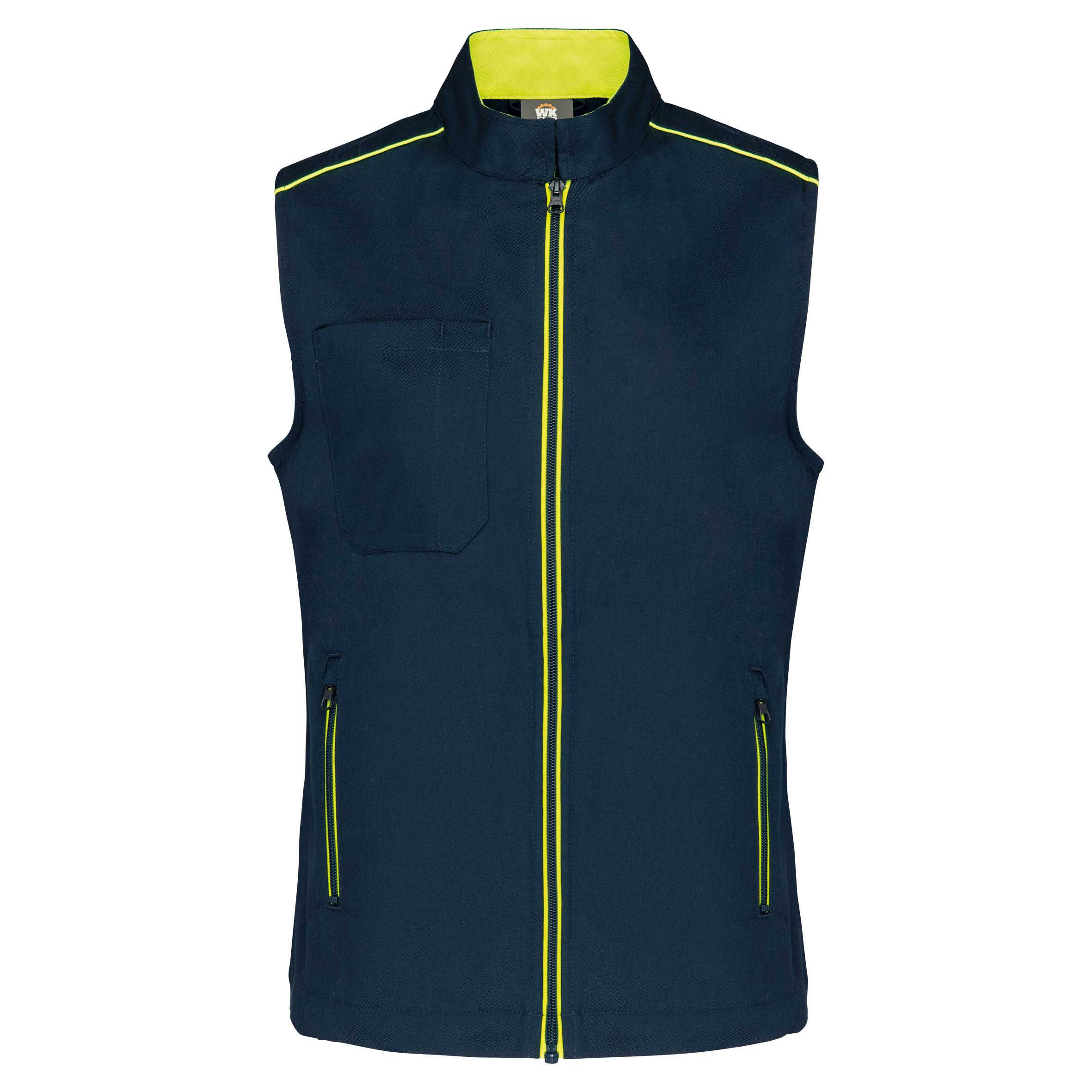 Chaleco Day To Day mujer Navy / Fluorescent Yellow