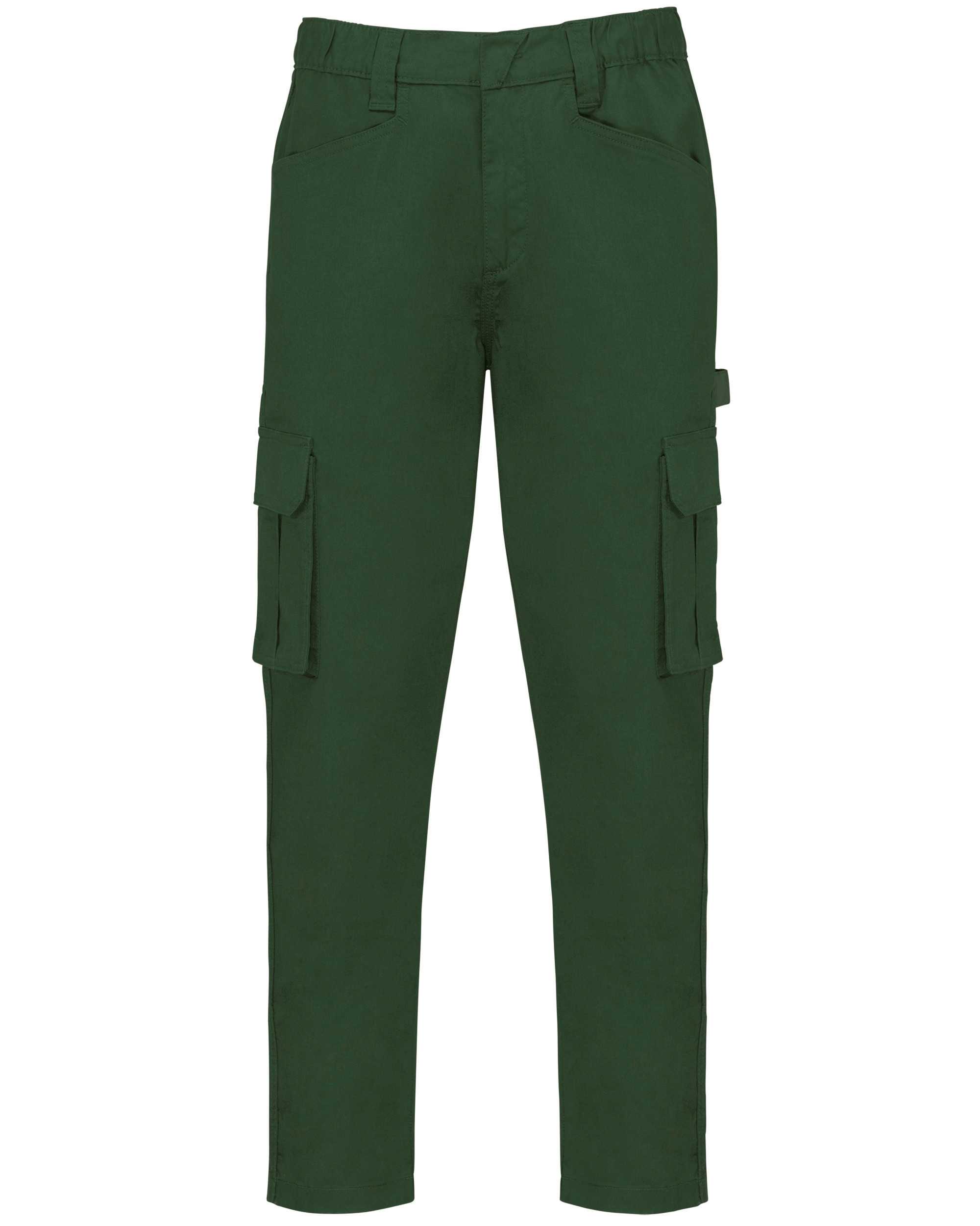 Pantalón multibolsillos ecorresponsable Forest Green