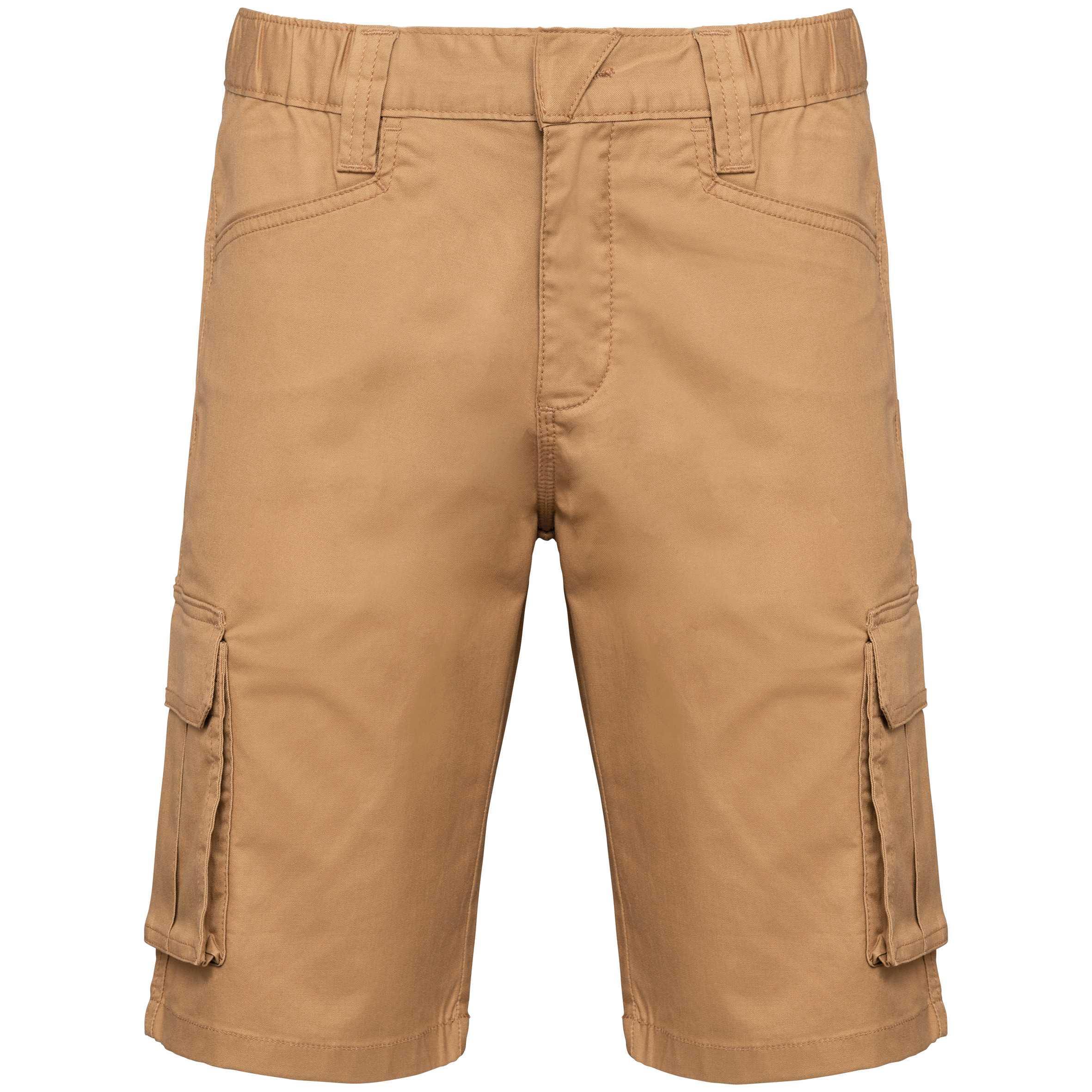 Bermuda multibolsillos ecorresponsable hombre Camel