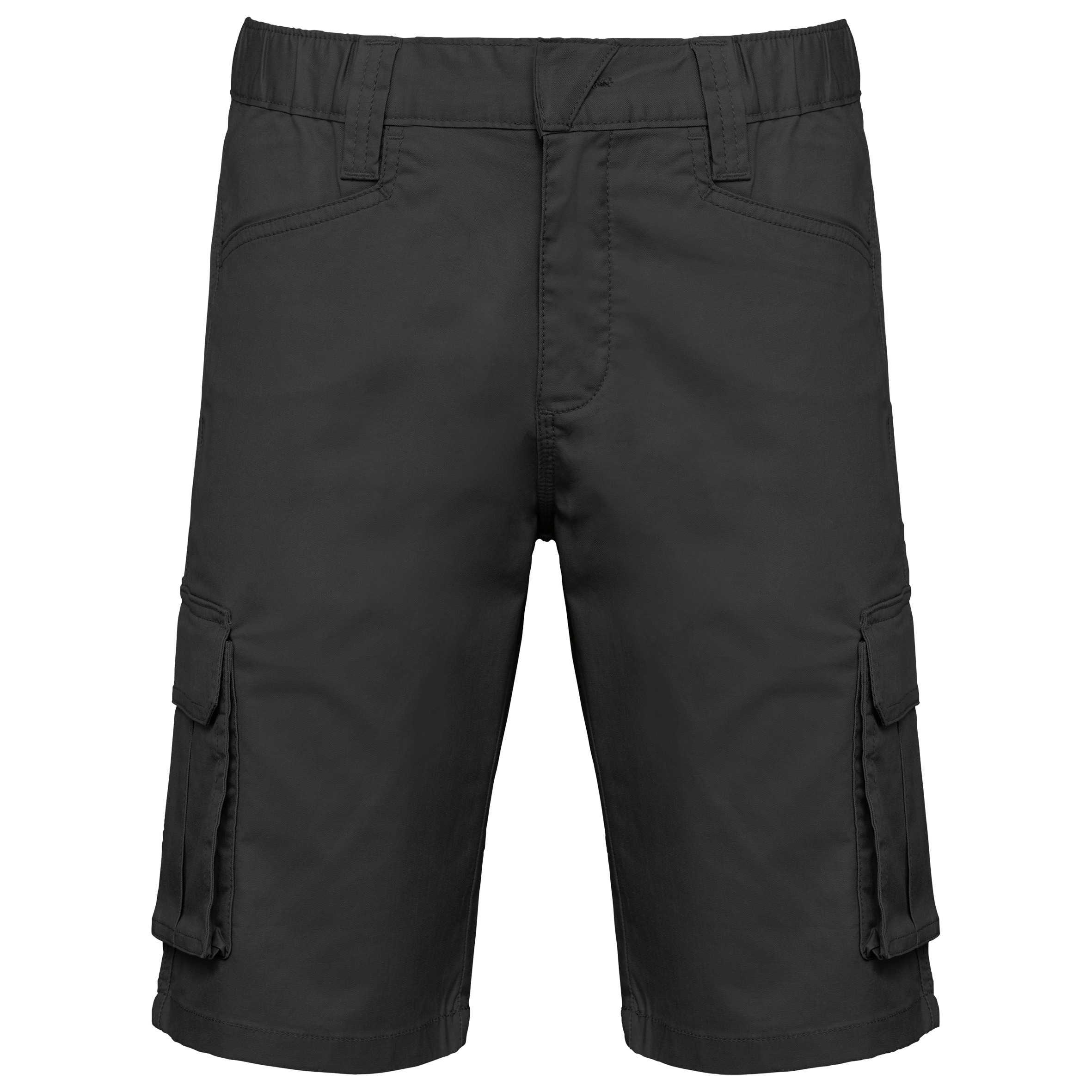 Bermuda multibolsillos ecorresponsable hombre Dark Grey