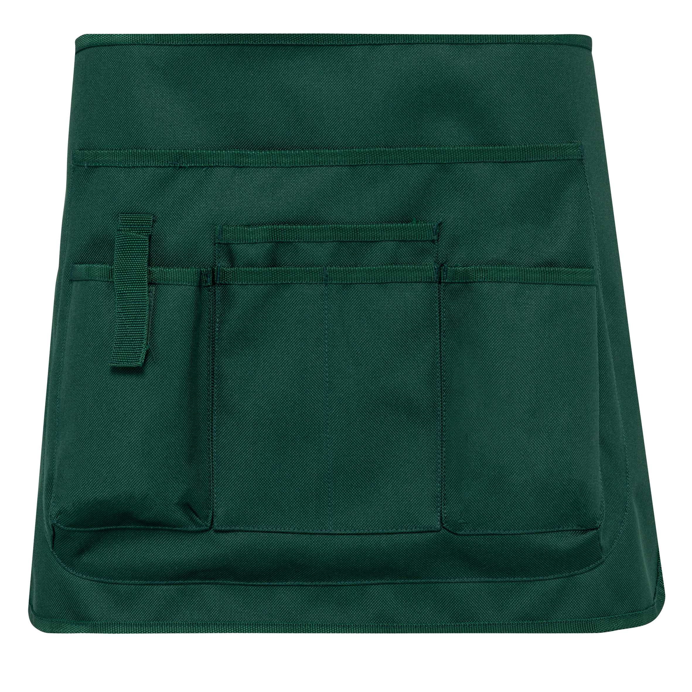Delantal corto ecorresponsable para jardinería - Unisex Bottle Green