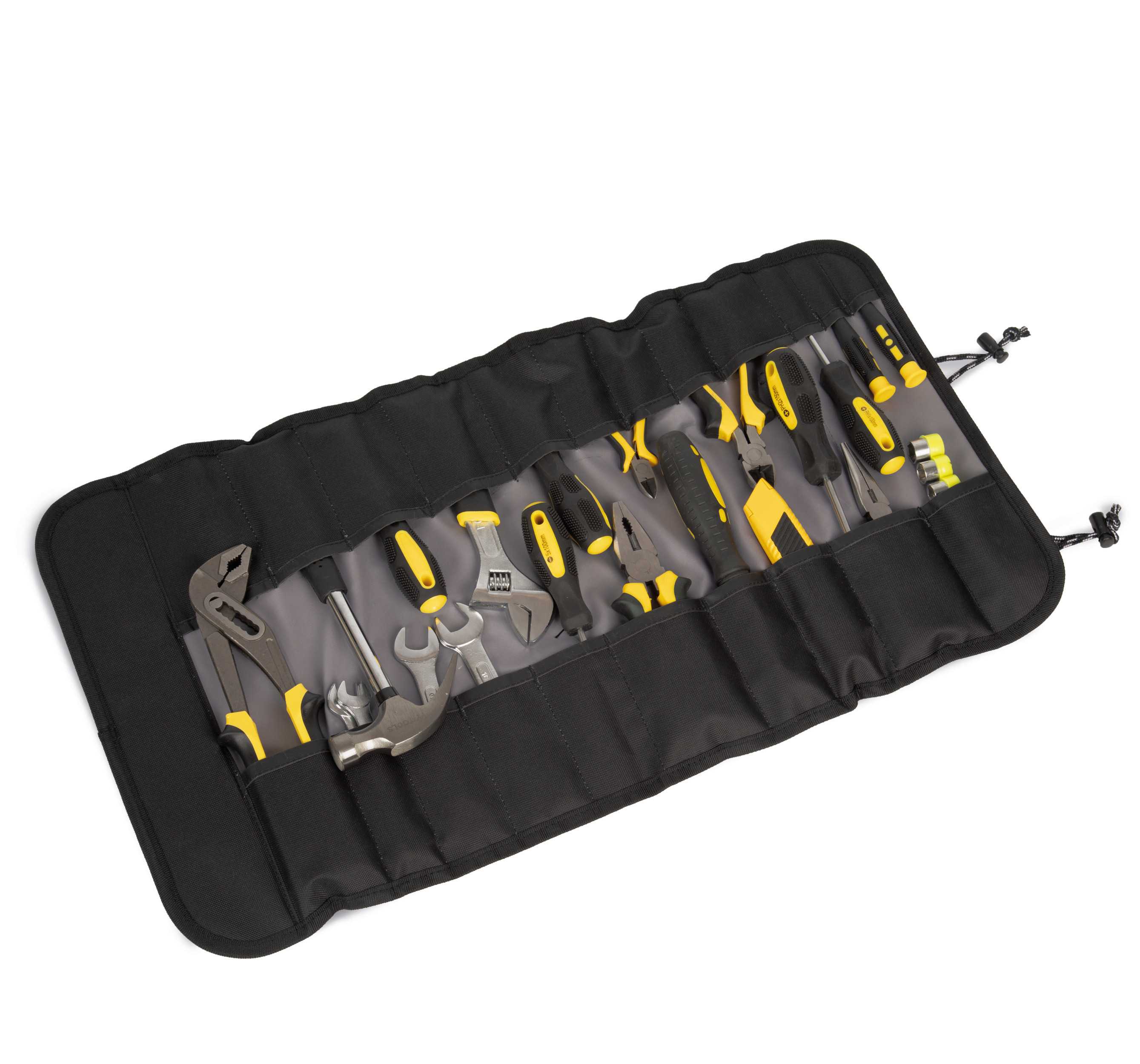 Estuche enrollable portaherramientas para 22 piezas Full Grey / Black