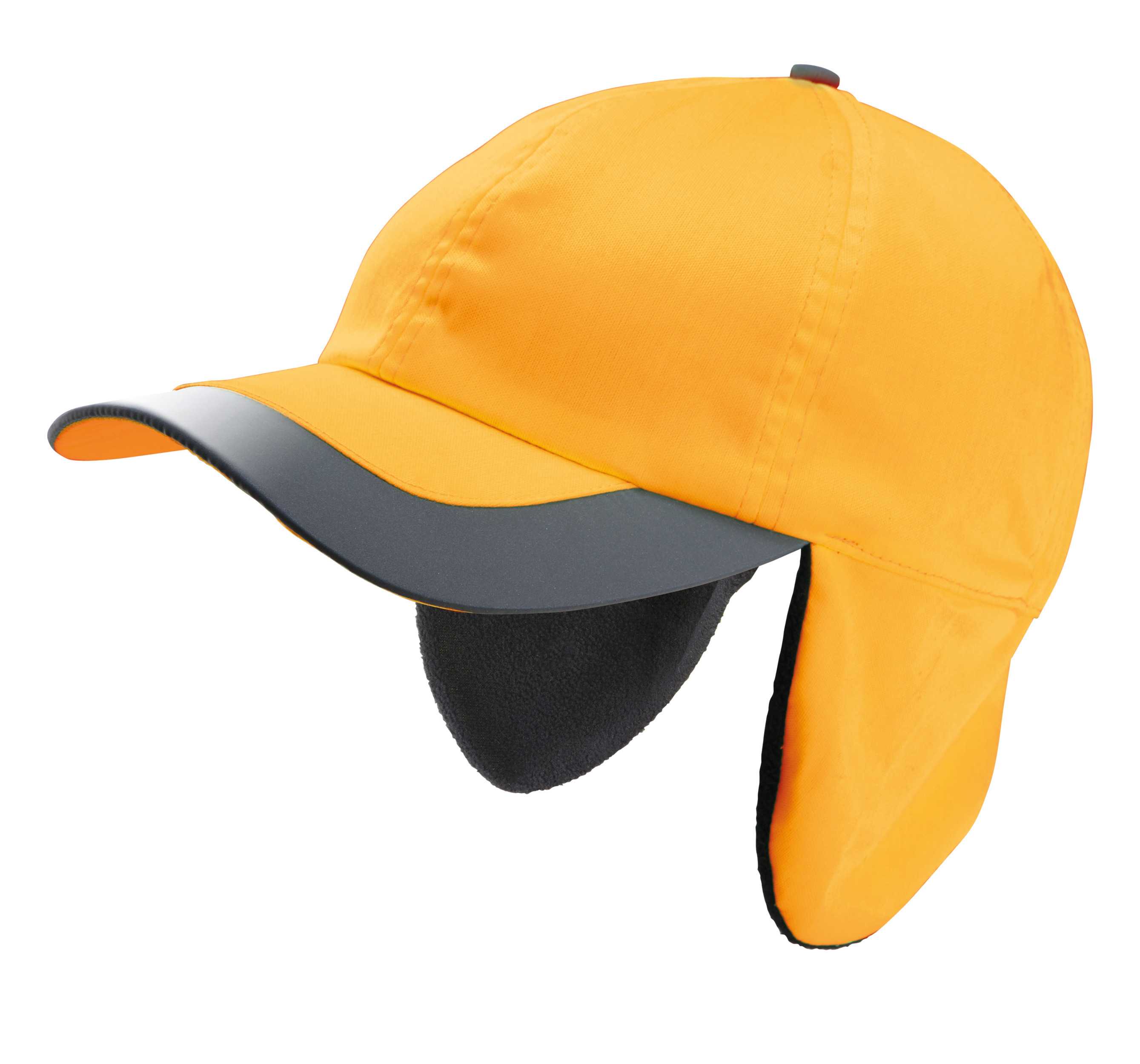 Gorra de invierno flourescente - 6 paneles Fluorescent Orange