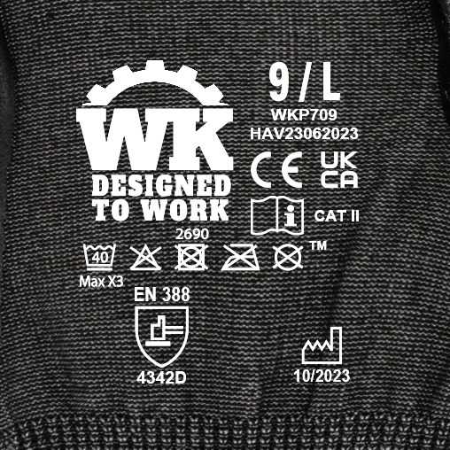 Guantes de protección contra cortes Black