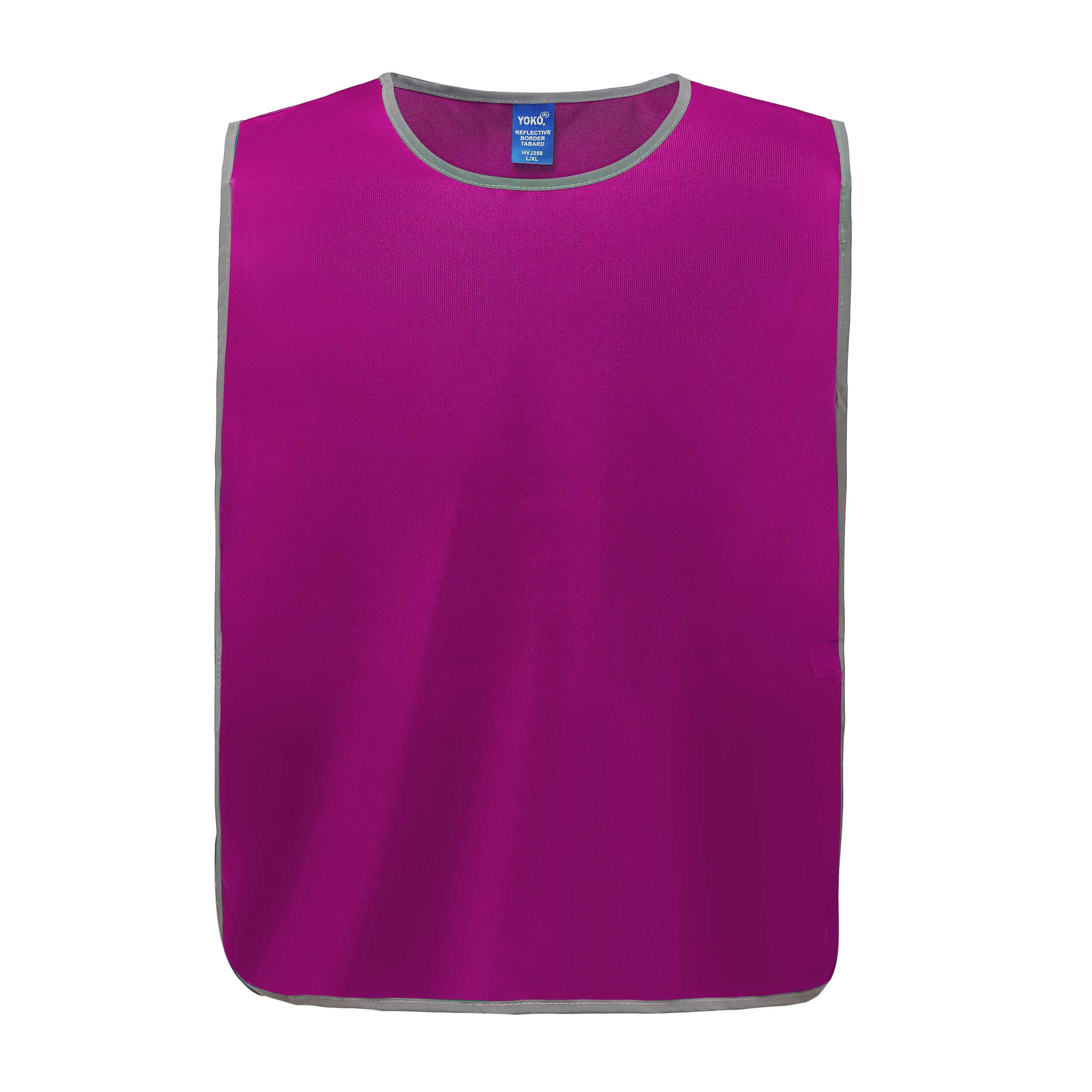 Chaleco con bordes reflectantes Raspberry