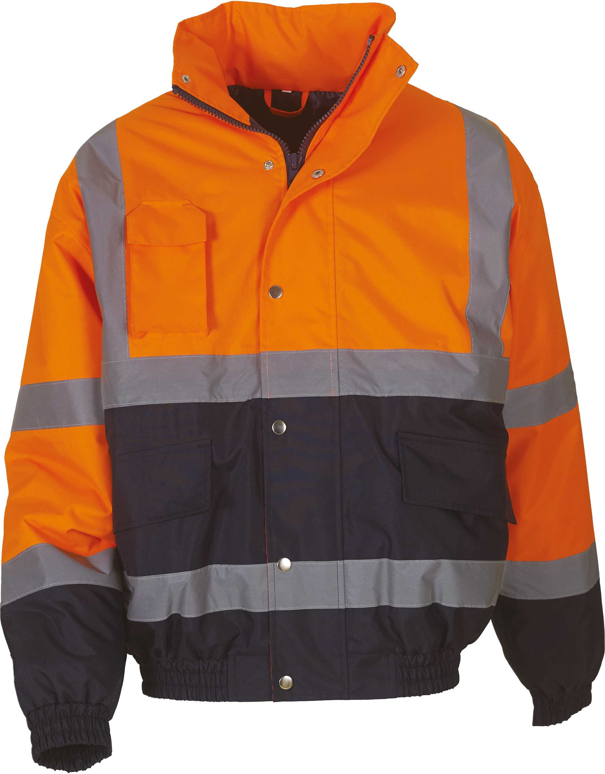 Cazadora alta visibilidad bicolor Hi Vis Orange / Navy