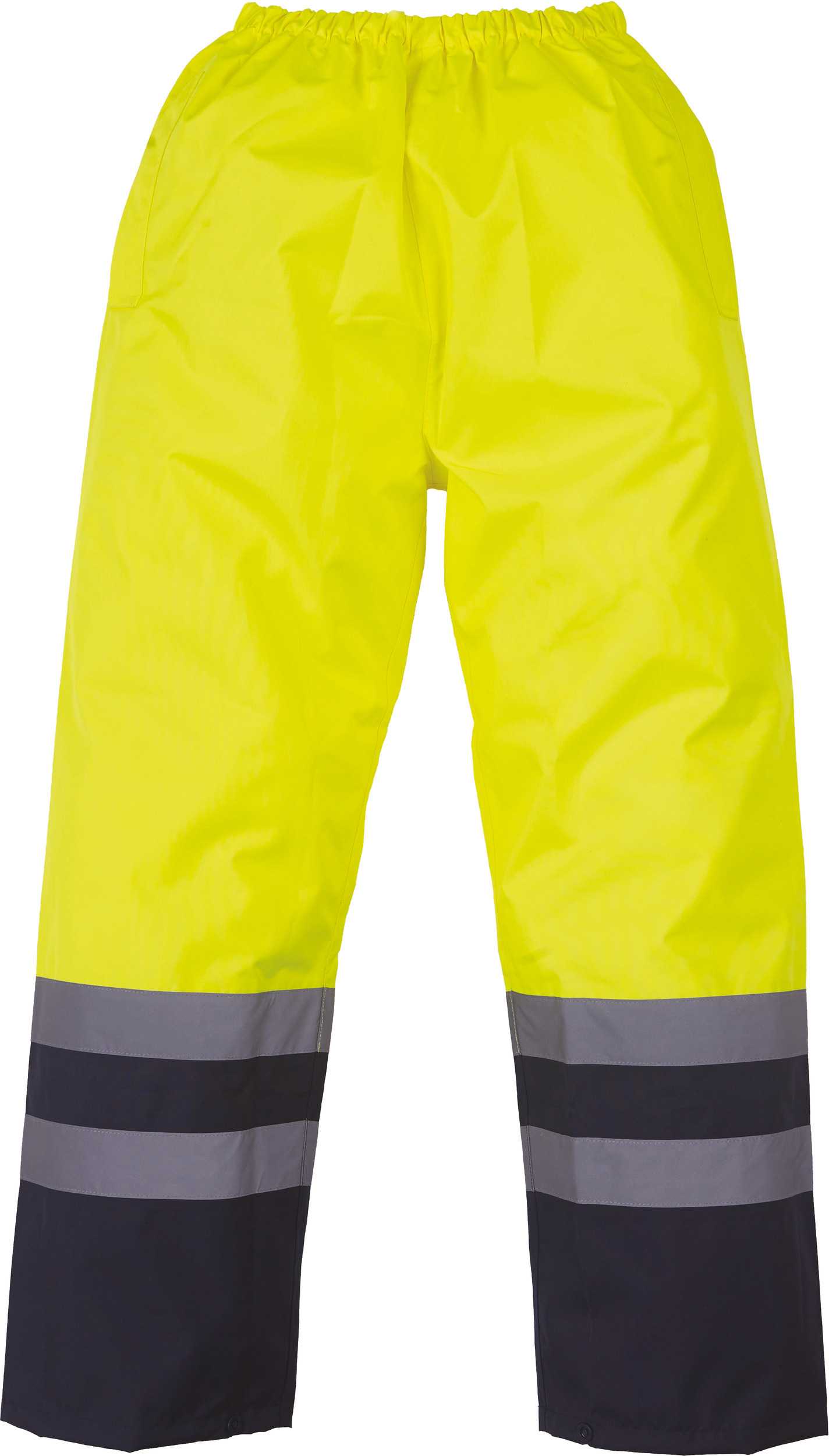 Sobrepantalón de alta visibilidad impermeable Hi Vis Yellow / Navy