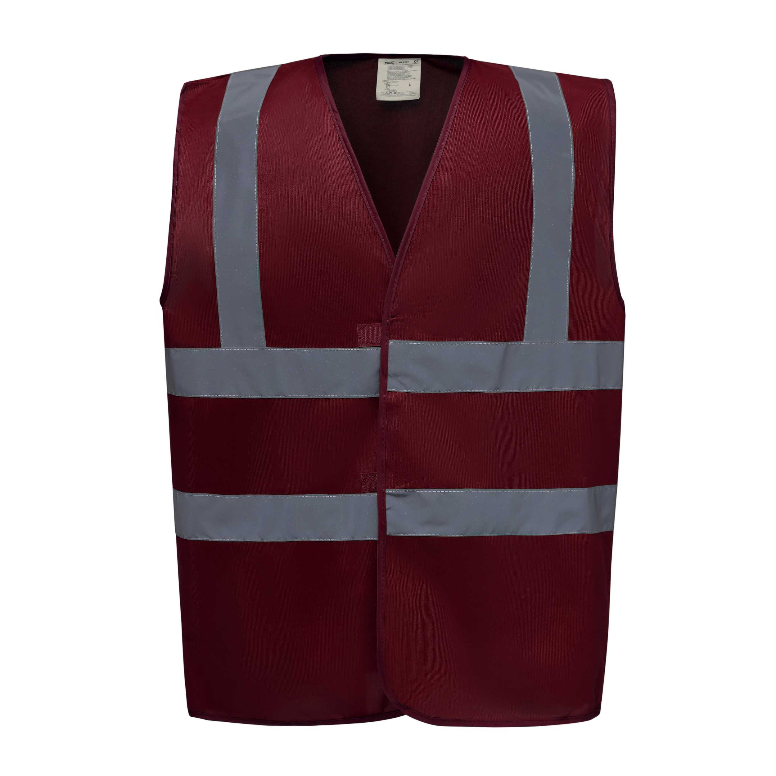 Chaleco de alta visibilidad Maroon