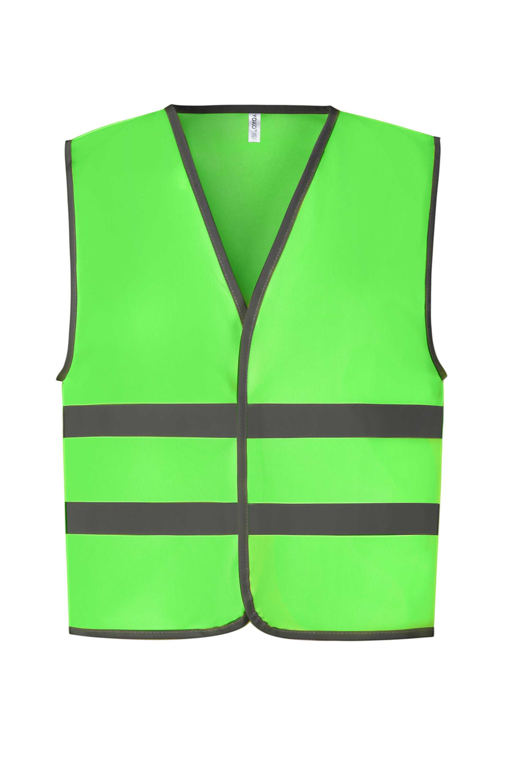Chaleco con bordes y tiras reflectantes Lime