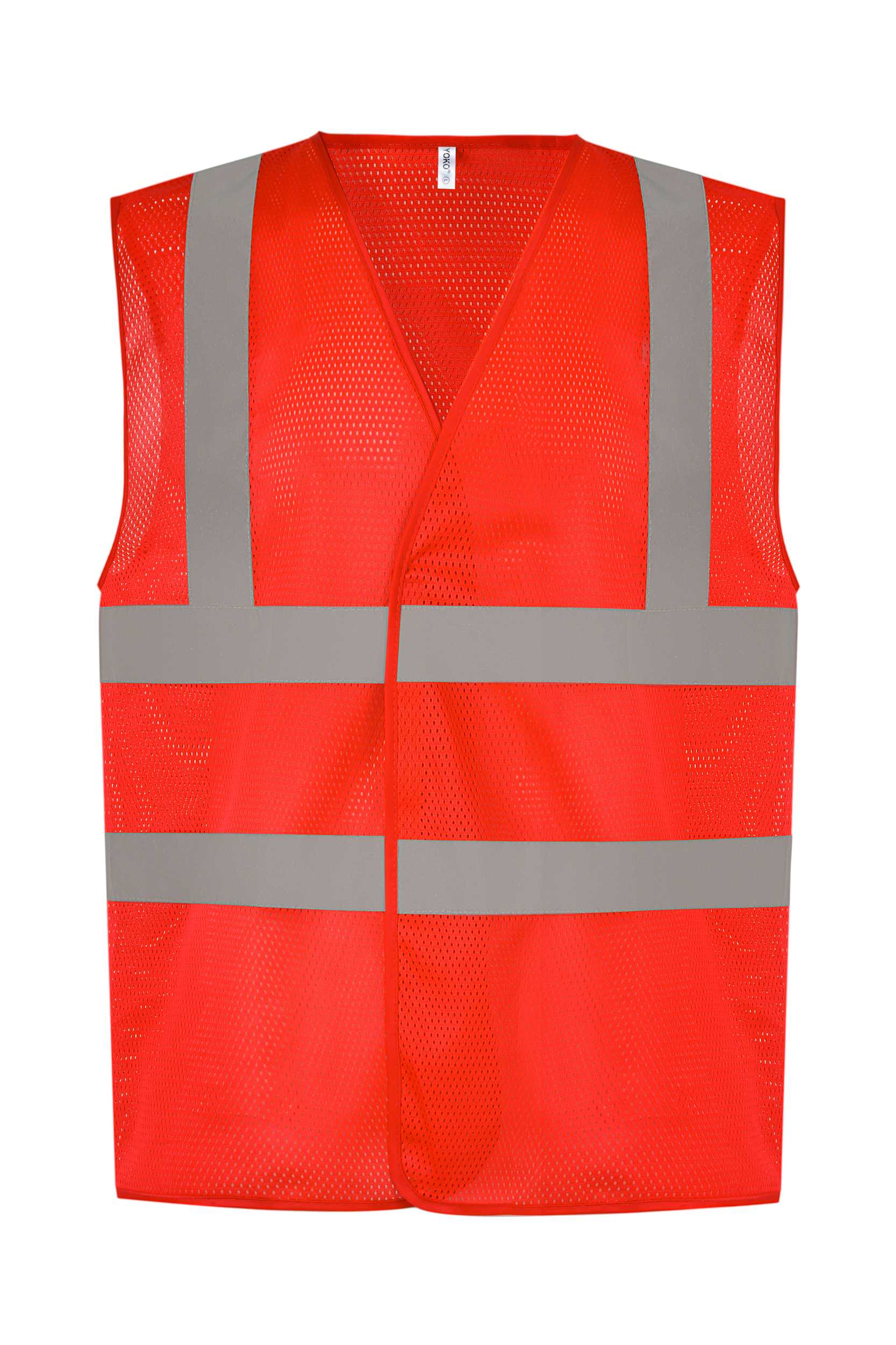 Chaleco alta visibilidad con malla reciclada entallada Red