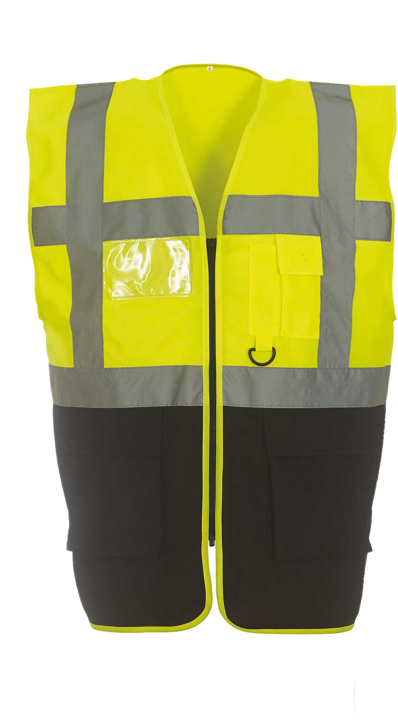 Chaleco multifunción de alta visibilidad Hi Vis Yellow / Black