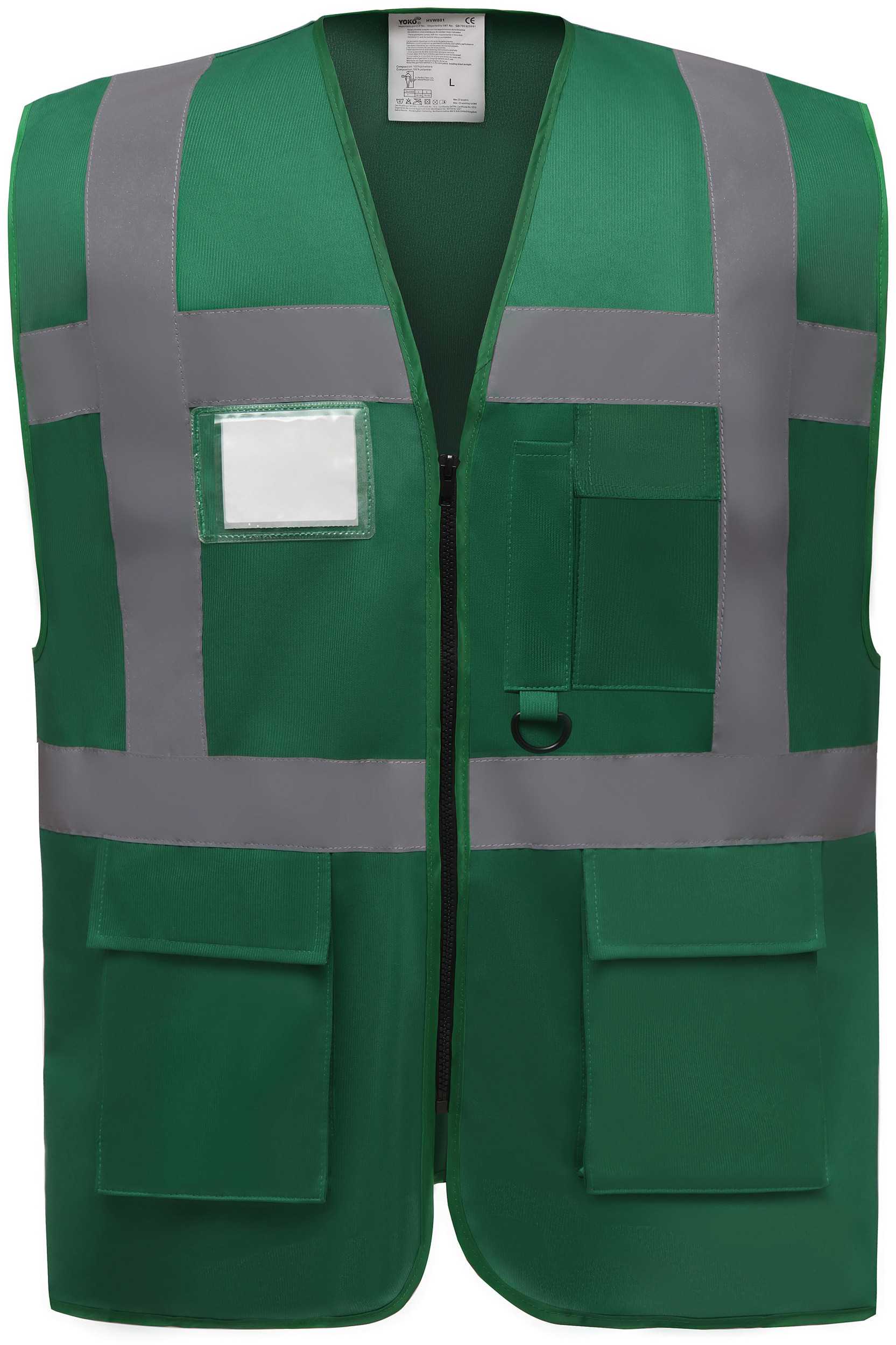 Chaleco multifunción de alta visibilidad Paramedic Green