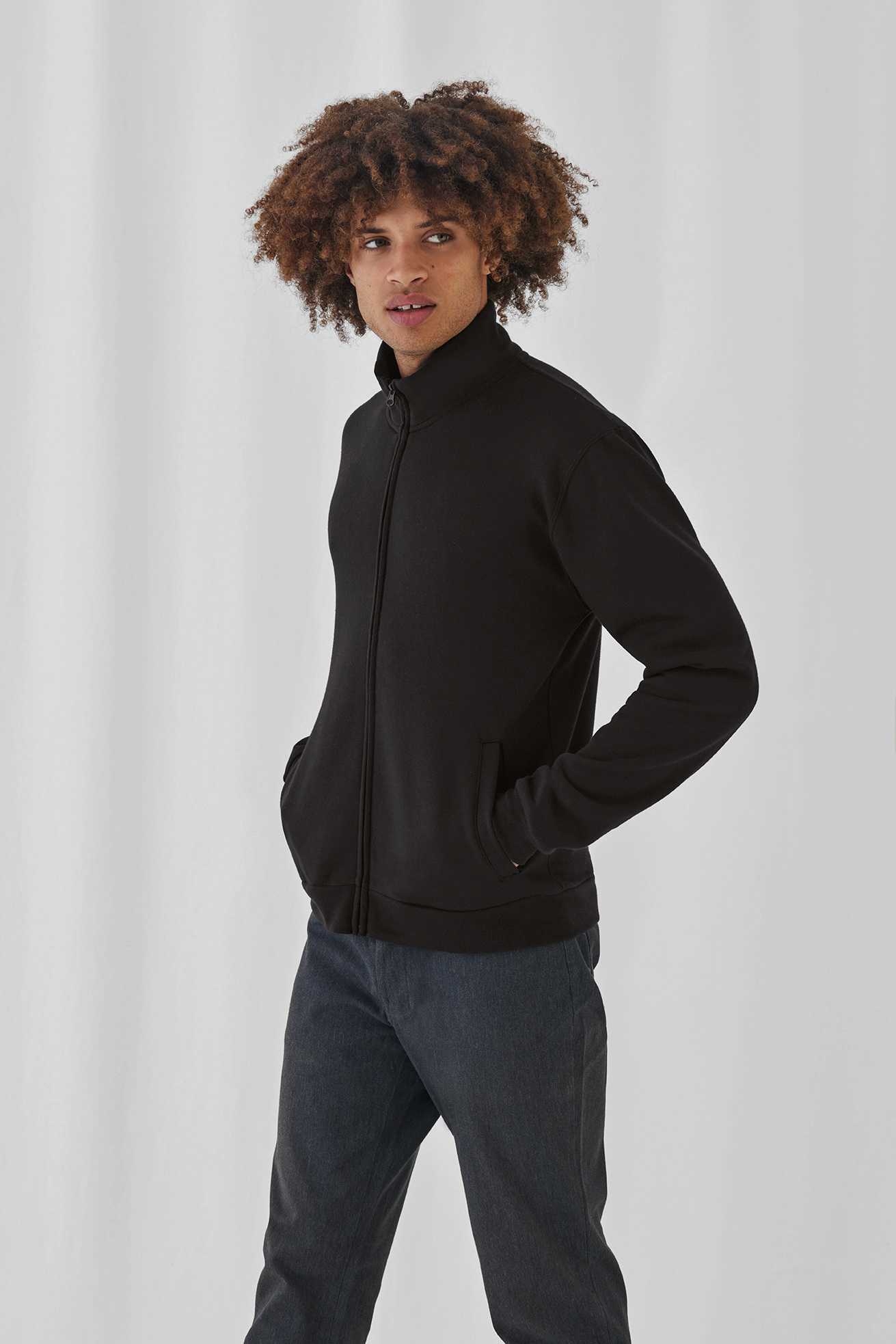 B & C ID.206 Chaqueta de felpa con cremallera