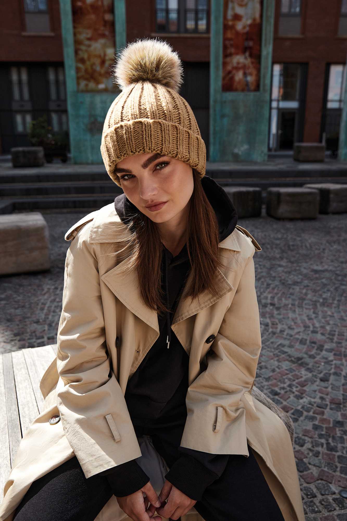 Beechfield Gorro con Pompón