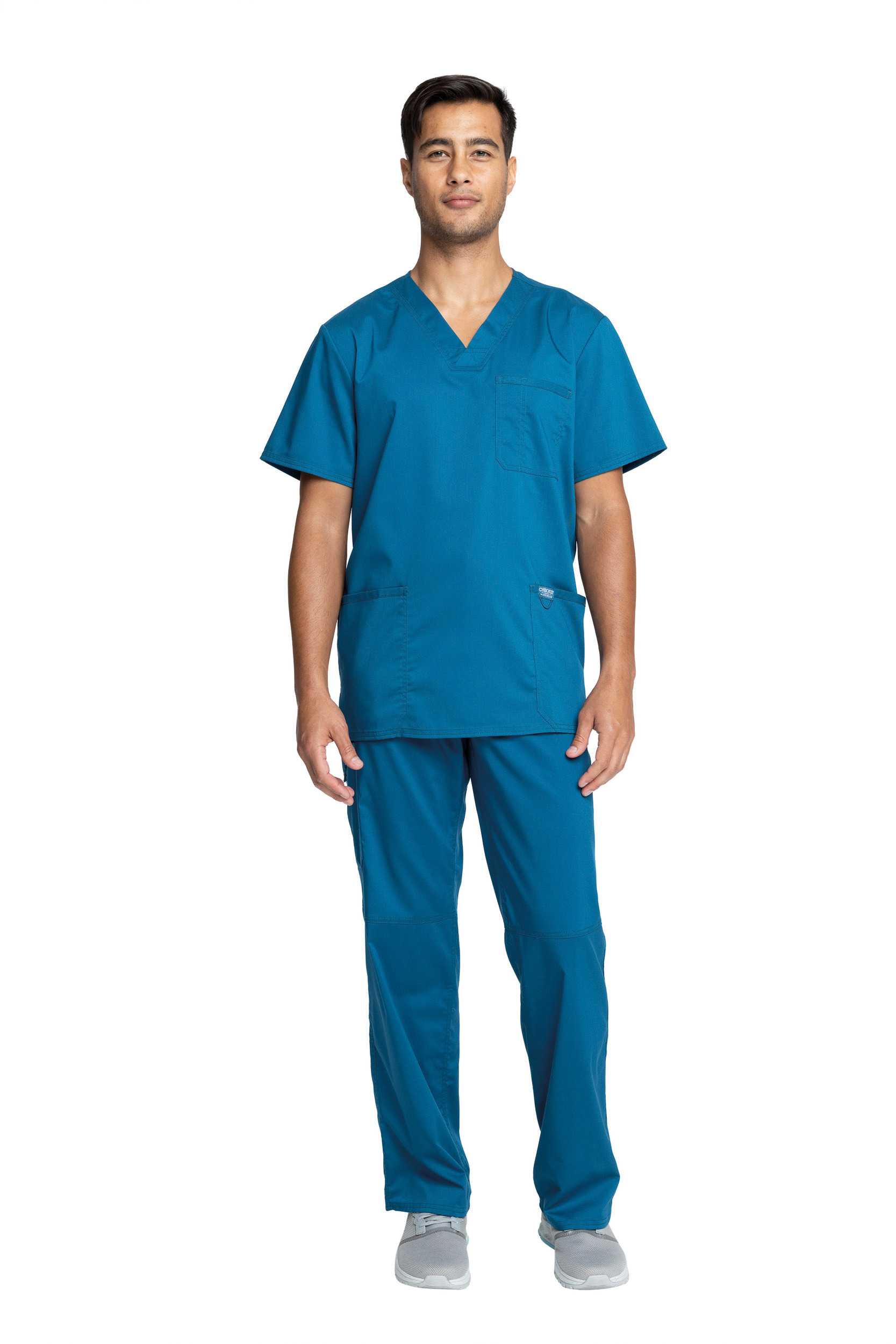 Cherokee Camiseta cuello pico hombre- vestuario adaptado al sector médico