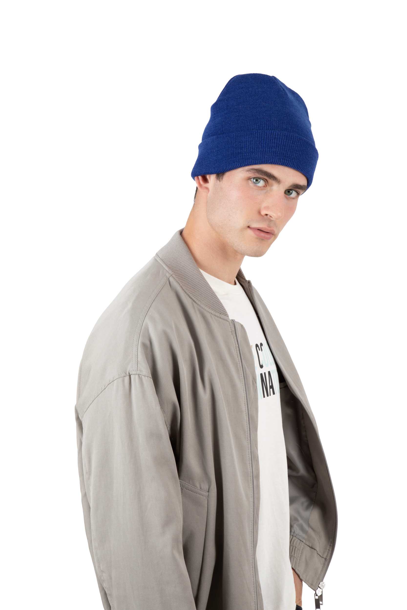 K-up Gorro punto reciclado con dobladillo