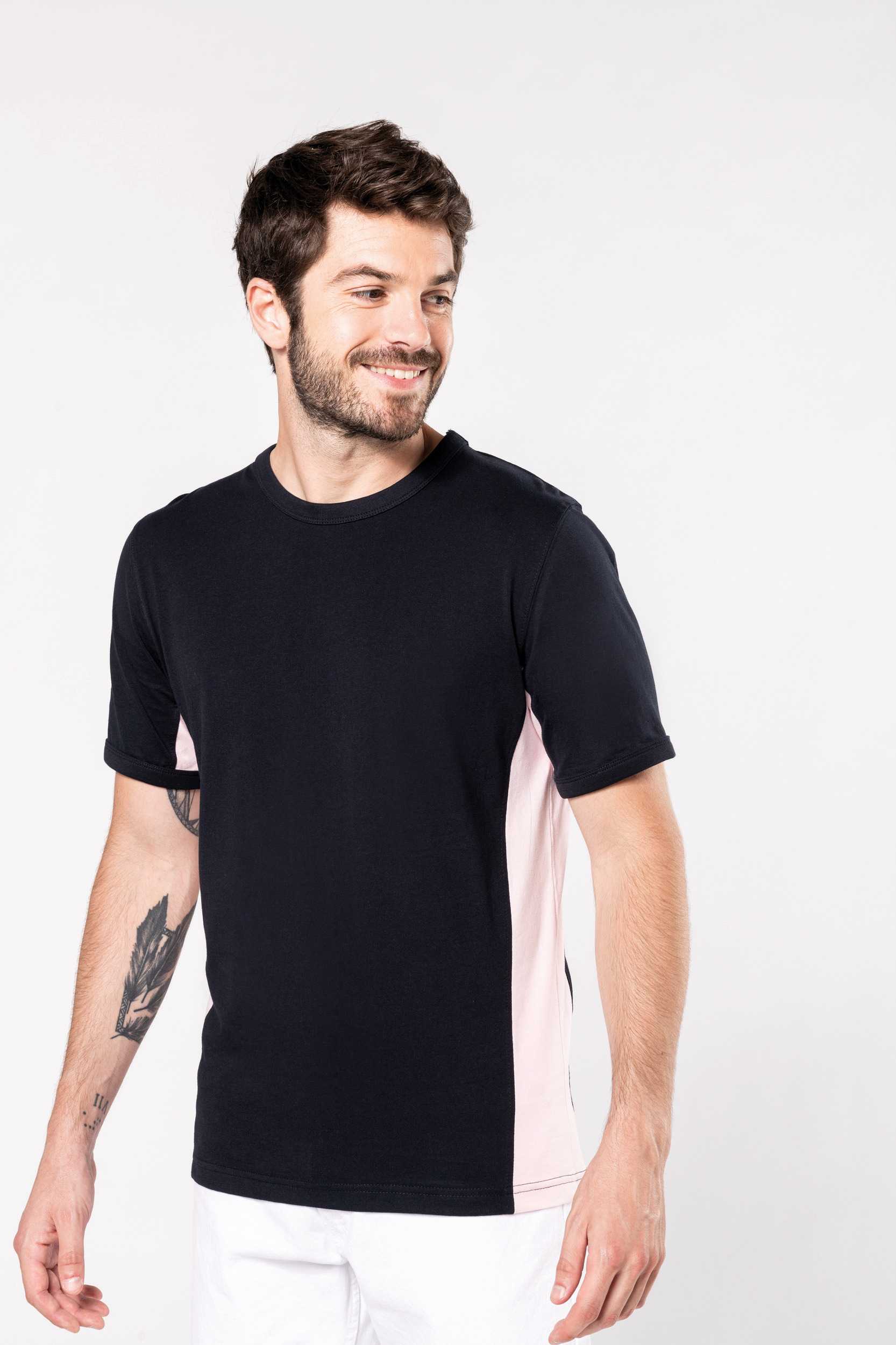 Kariban Tiger - camiseta bicolor manga corta